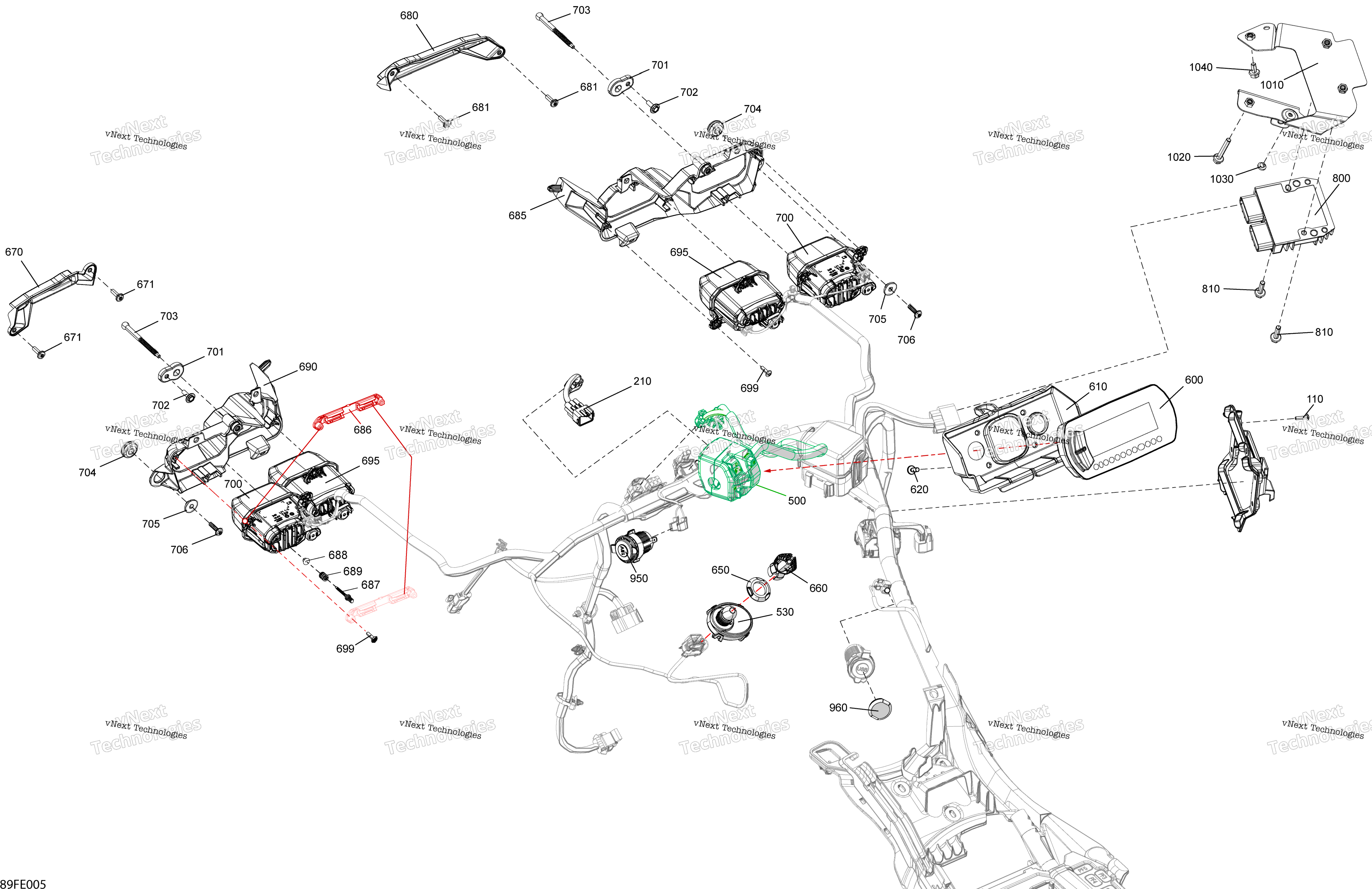 2025 OUTLANDER - 4X4 - DPS - 500 - 1DSG - Widland Camo