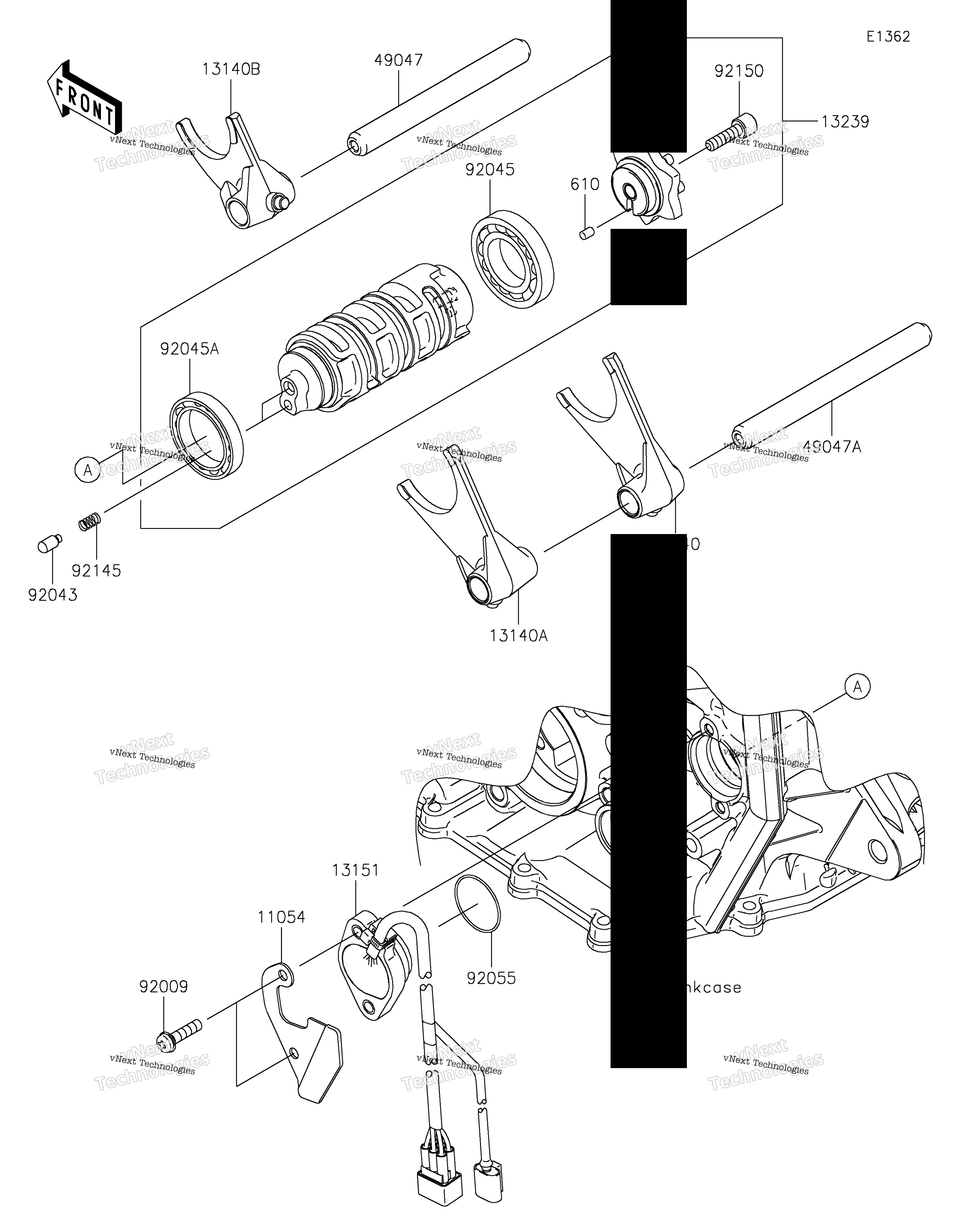 2022 Ninja ZX-6R (US) (ZX636HNFAN)