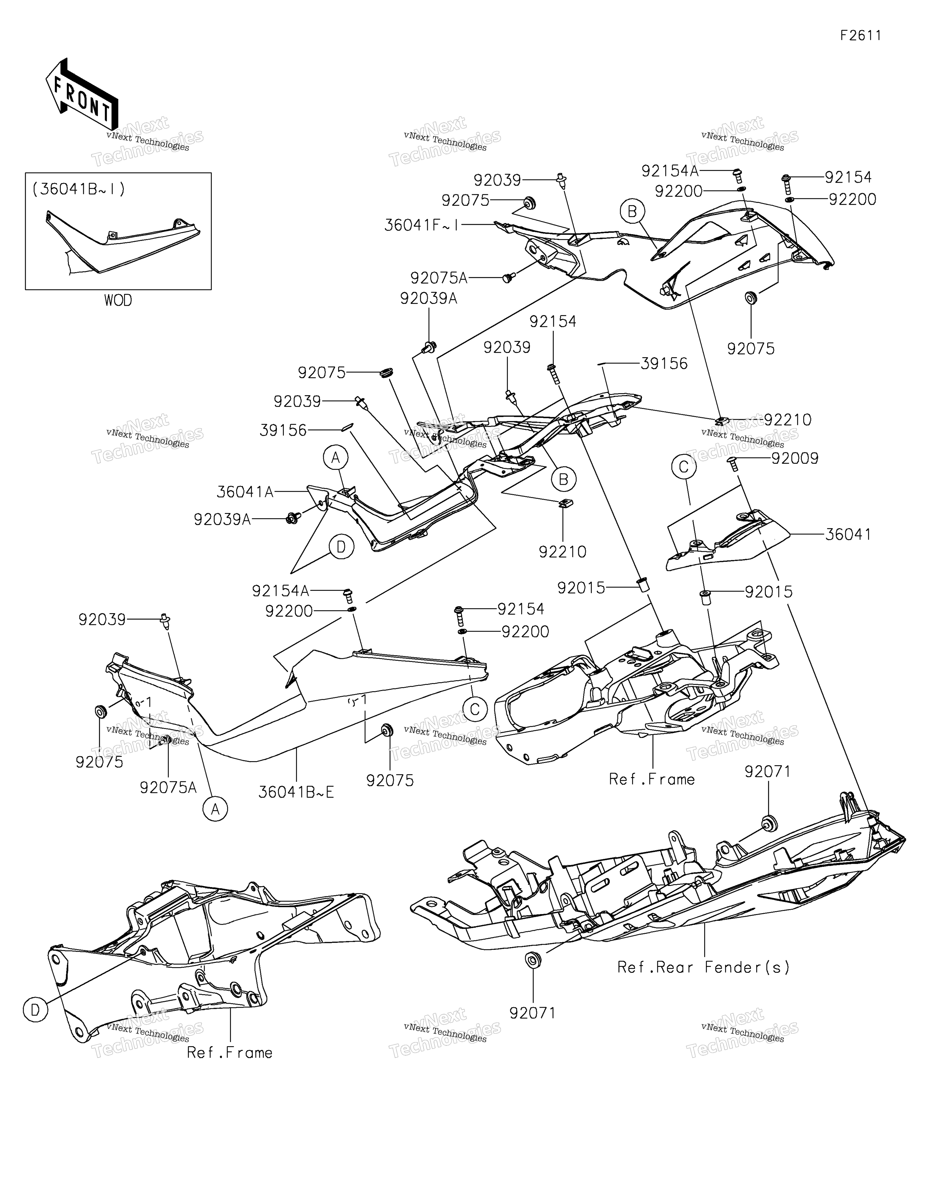 2022 Ninja ZX-6R (US) (ZX636HNFAN)