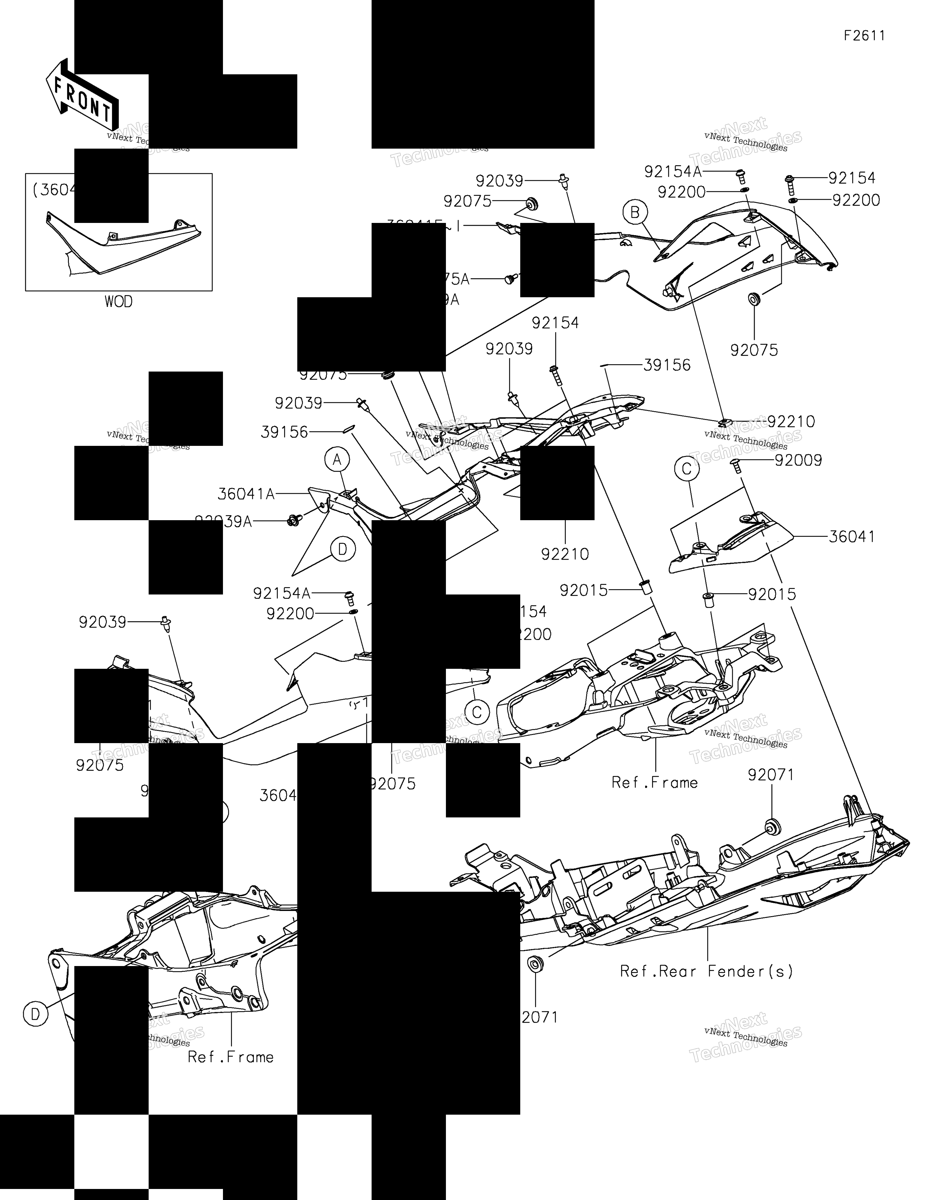 2022 Ninja ZX-6R (US) (ZX636HNFAN)