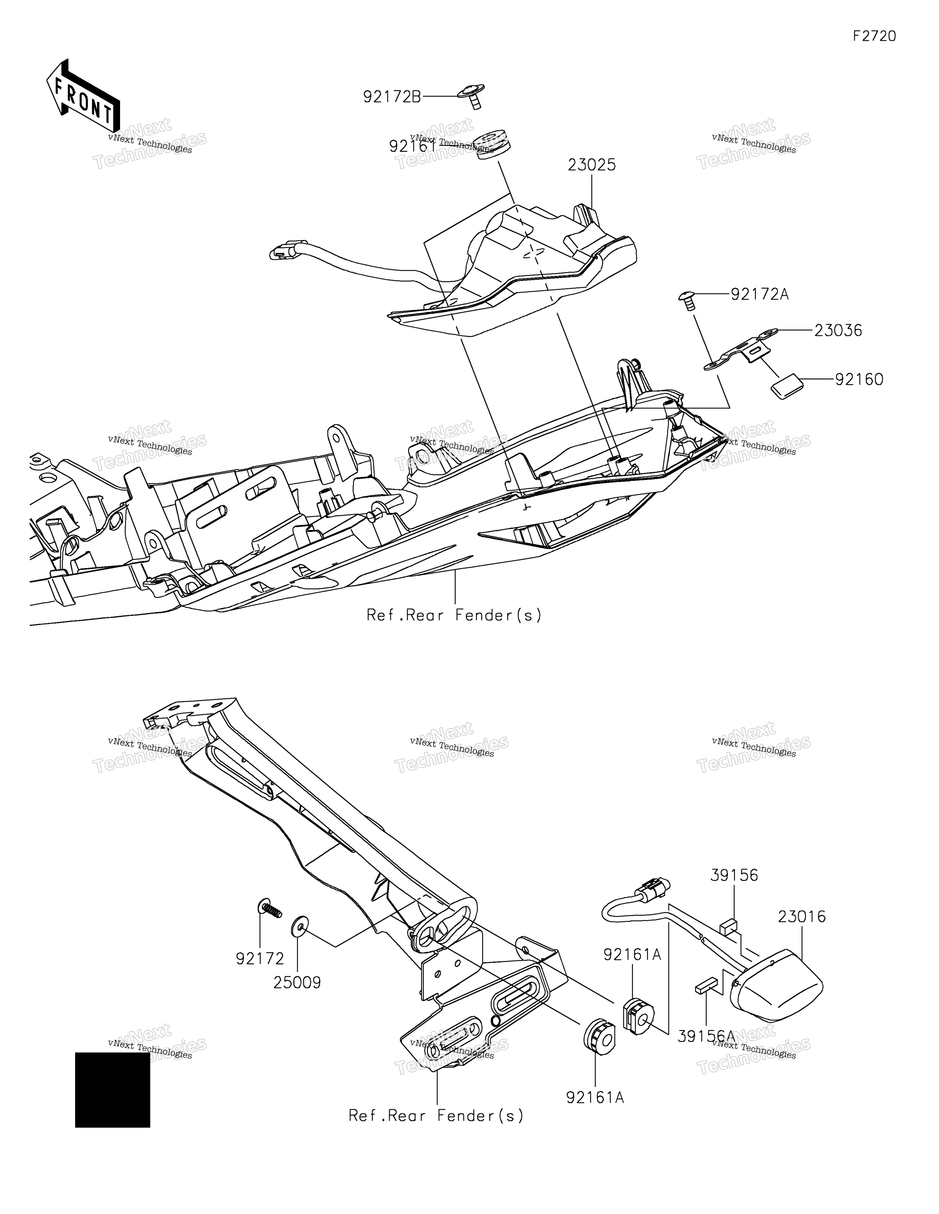 2022 Ninja ZX-6R (US) (ZX636HNFAN)
