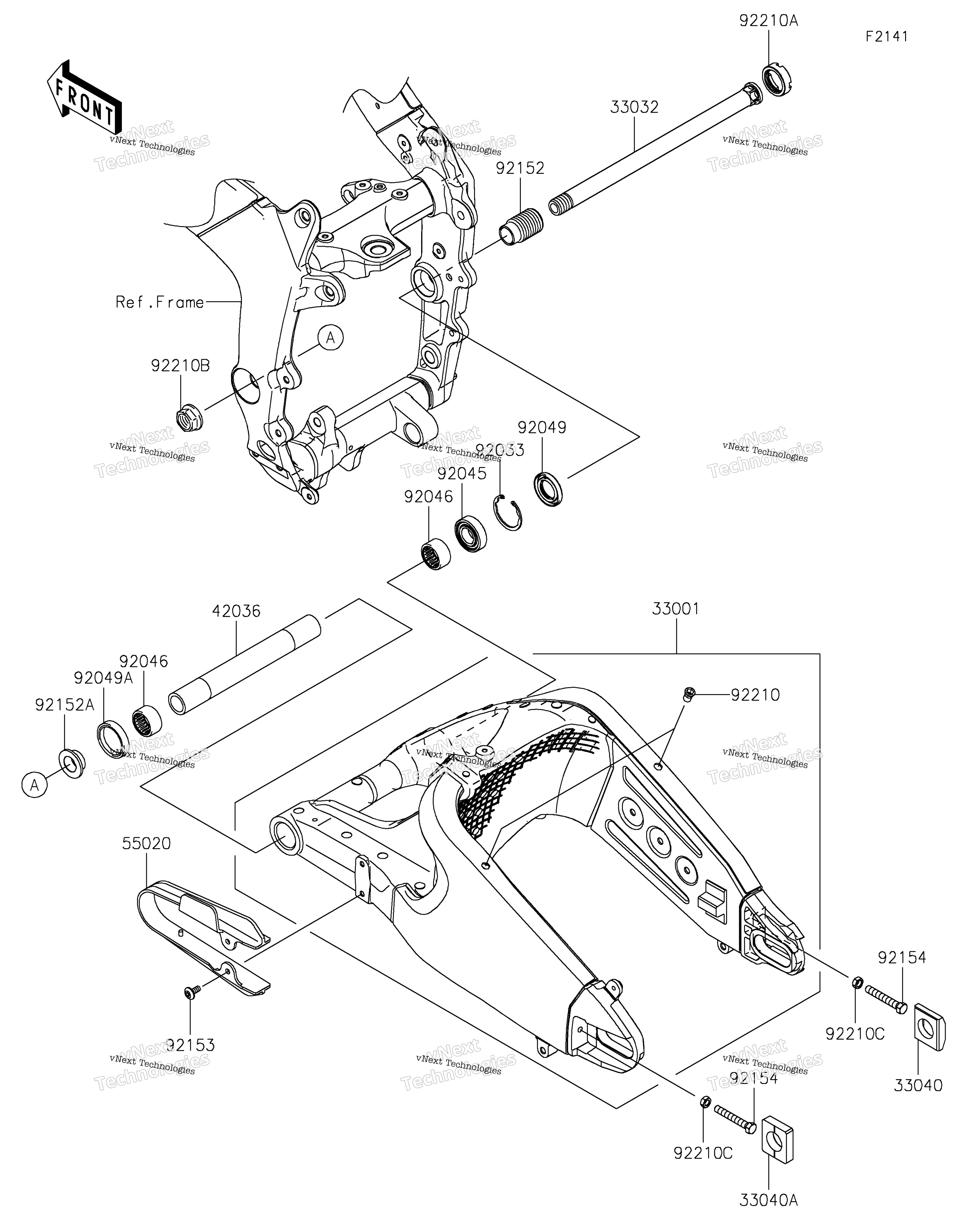 2022 Ninja ZX-6R (US) (ZX636HNFAN)