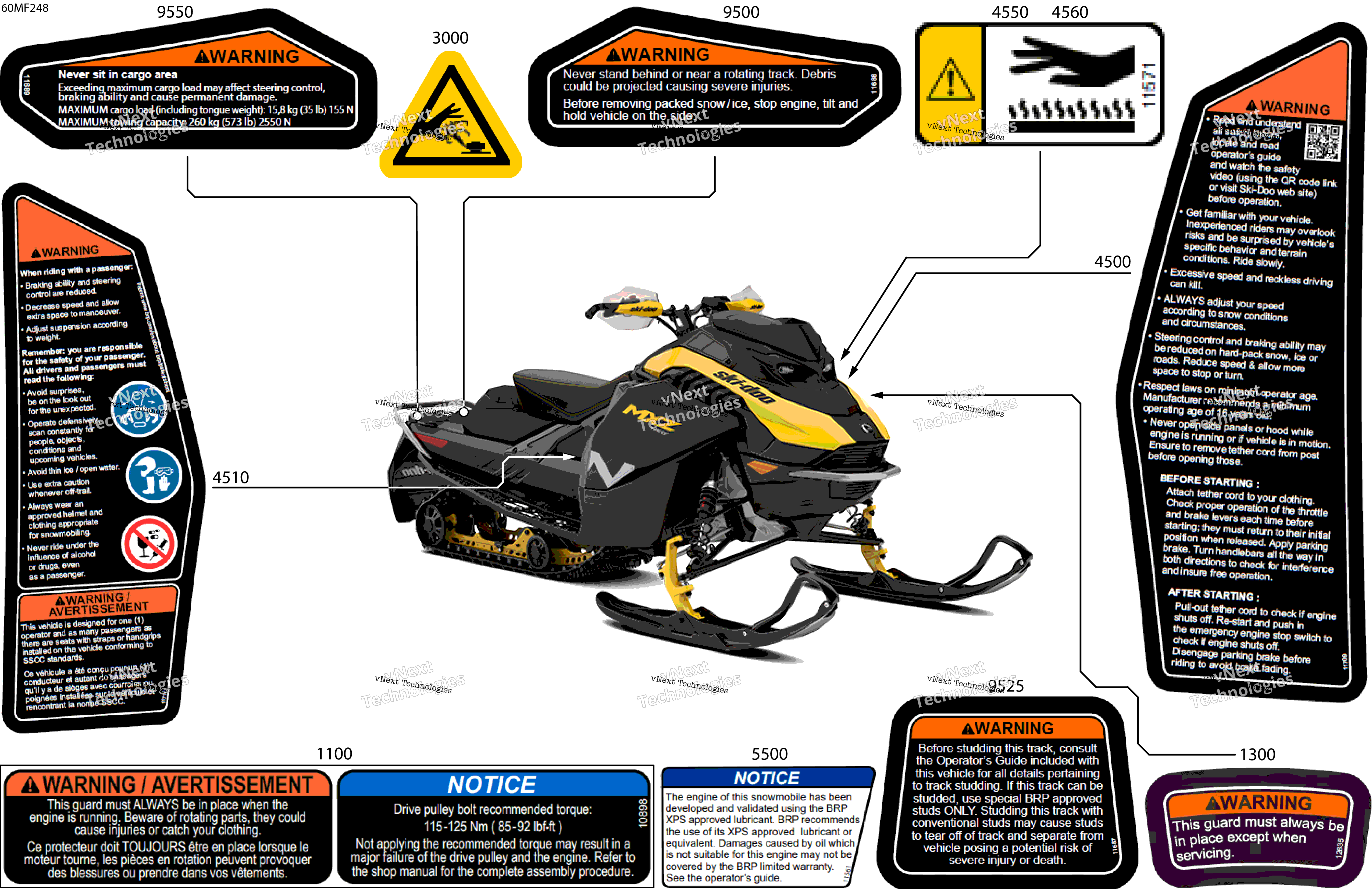 2026 MXZ - NEO + - 600 EFI - 55 - BPTA - Deep Black - 15X120X1.25RS Track