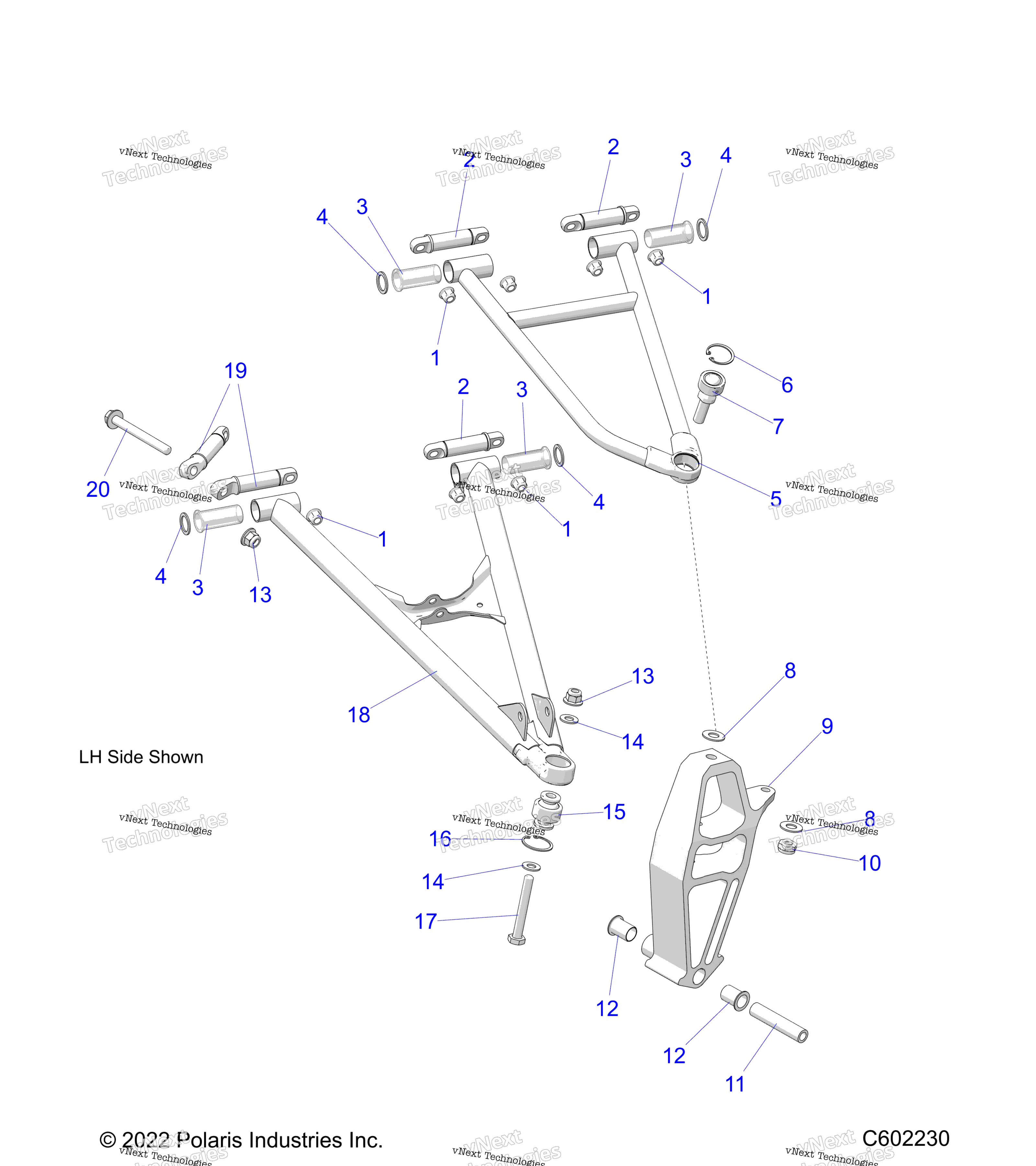 2025 600 INDY CROSS COUNTRY 136 (S25TDL6LSA)