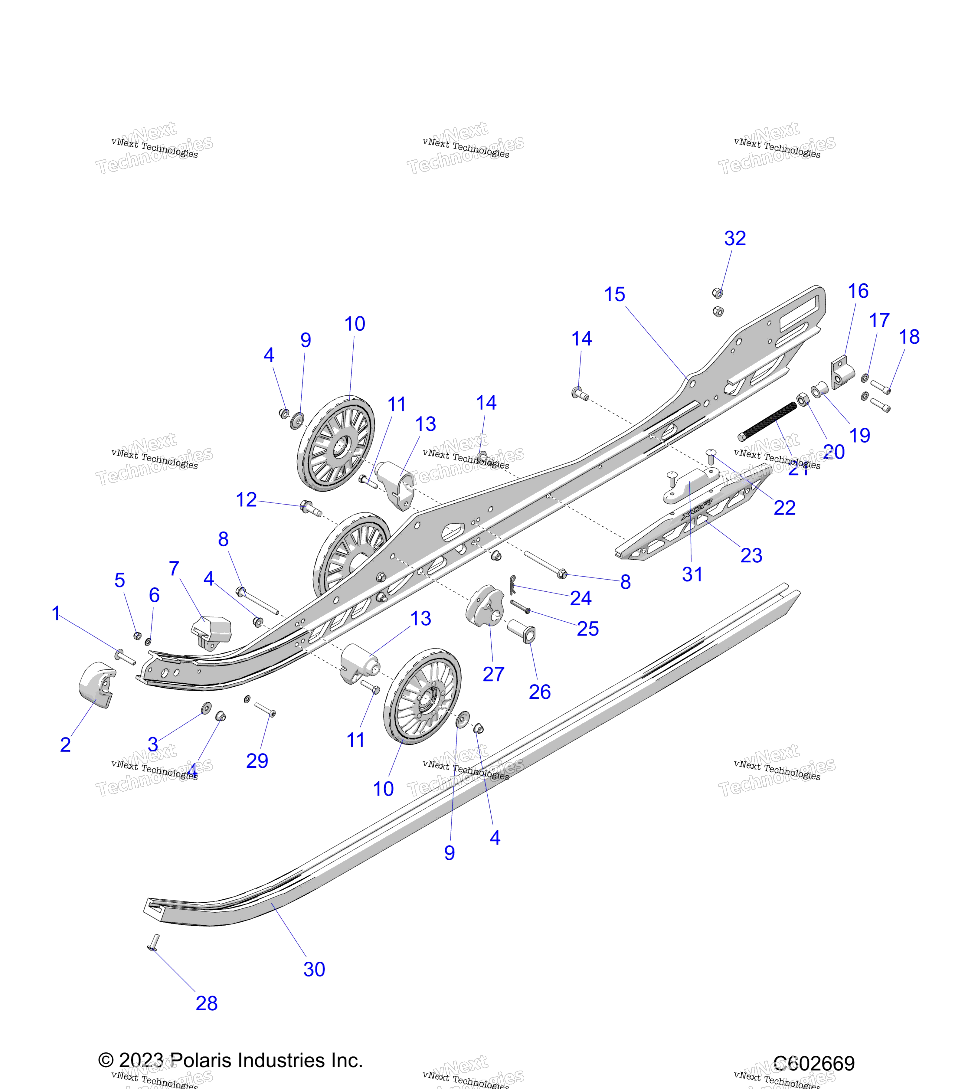 2025 600 INDY CROSS COUNTRY 136 (S25TDL6LSA)