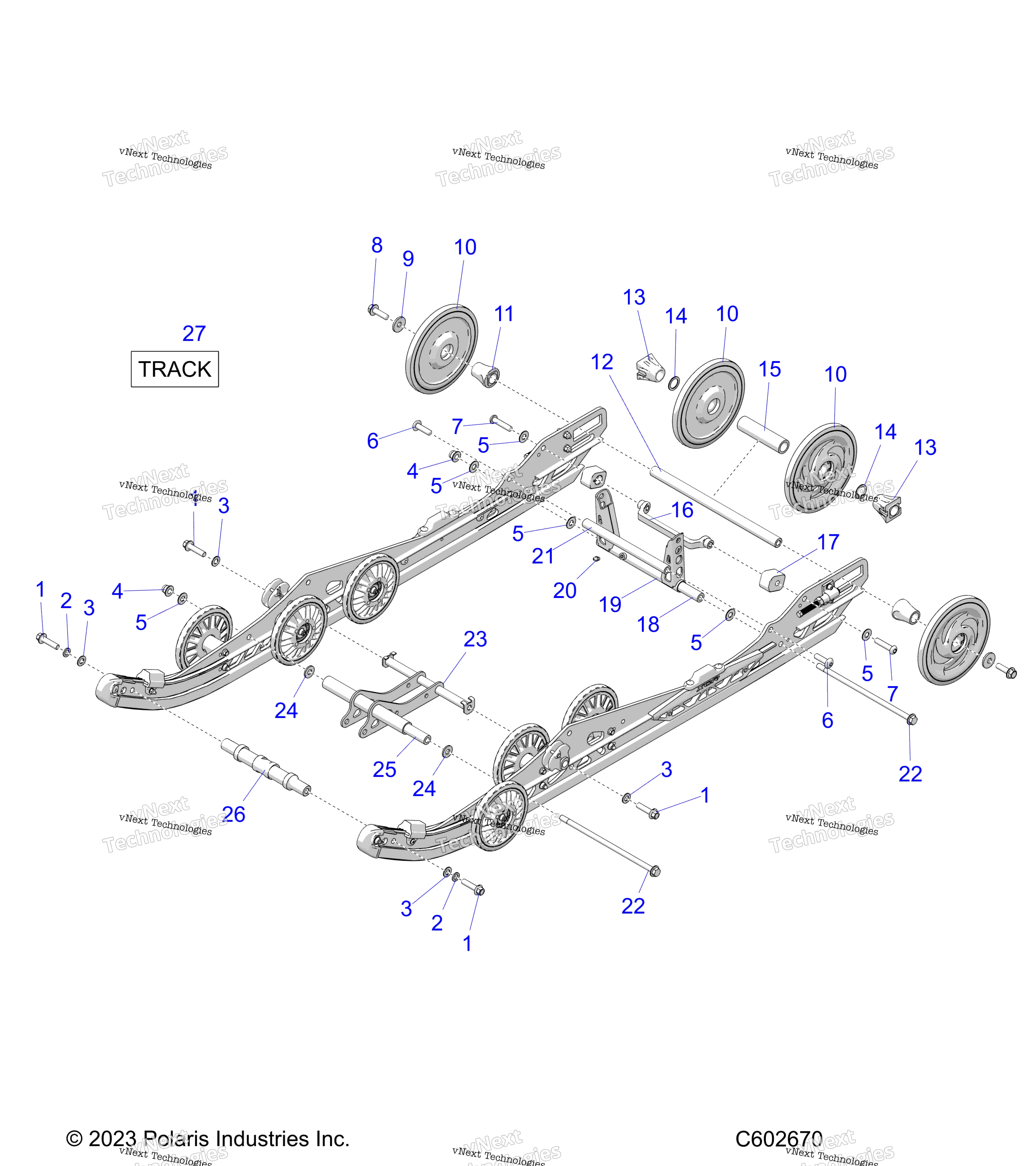 2025 600 INDY CROSS COUNTRY 136 (S25TDL6LSA)