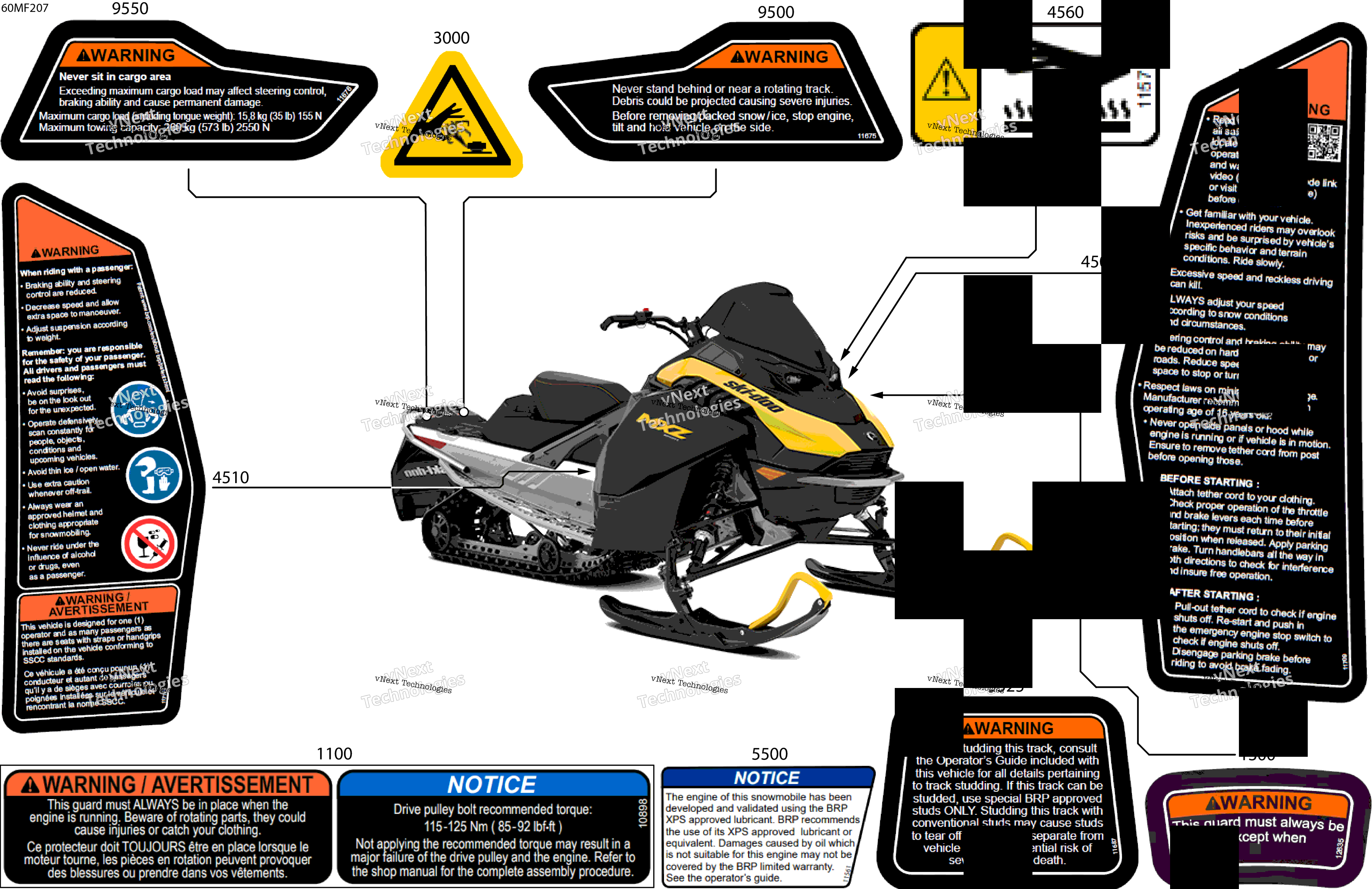 2026 MXZ - SPORT - 600 EFI - BHTB - Neo Yellow - 15X137X1.25RS Track