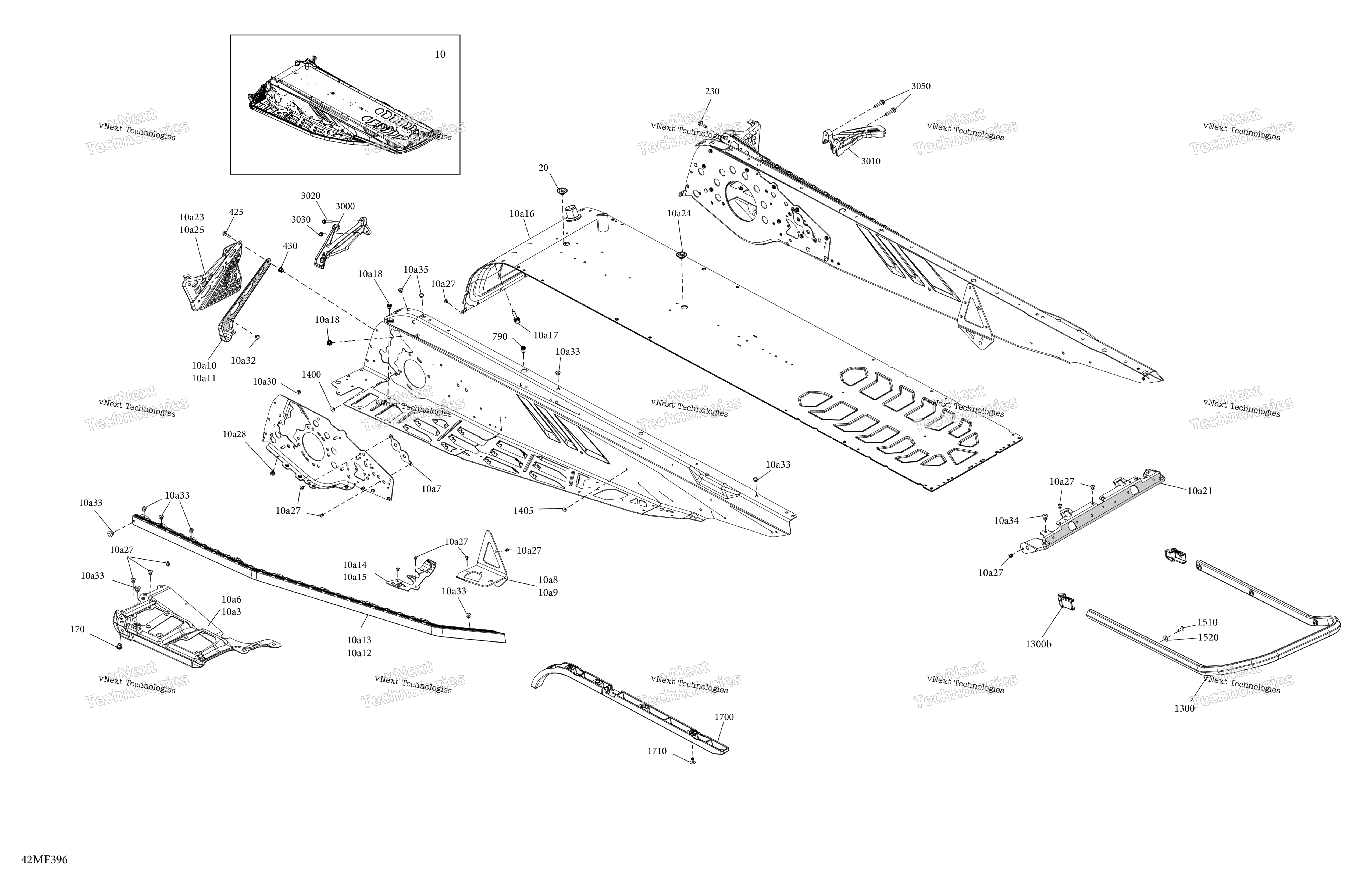 2026 MXZ - X - 600R E -TEC - UVTC - Mineral Blue - 15X129X1.25RS Track