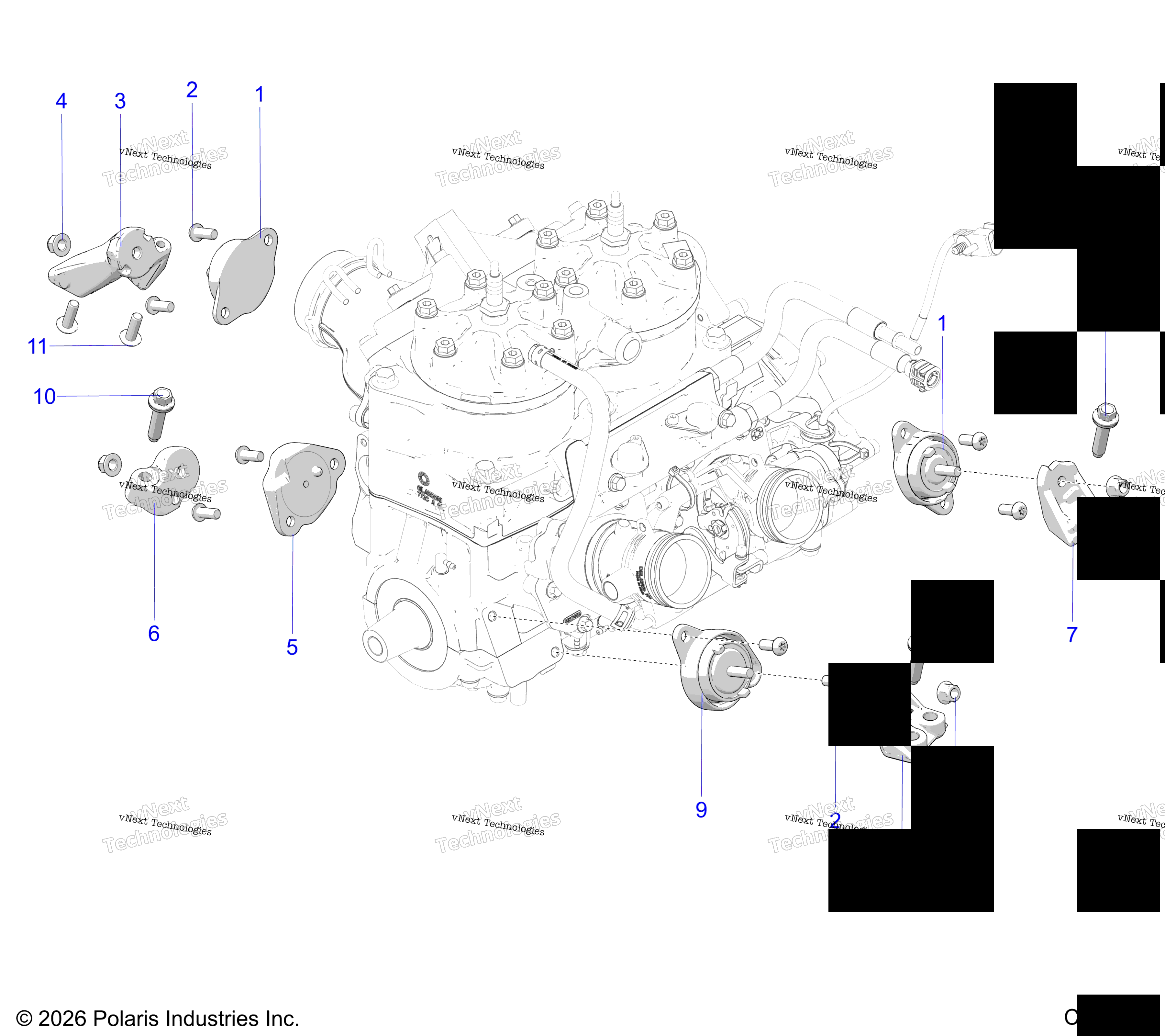 2025 850 PRO RMK 165 ALL OPTIONS (S25TGM8RS)