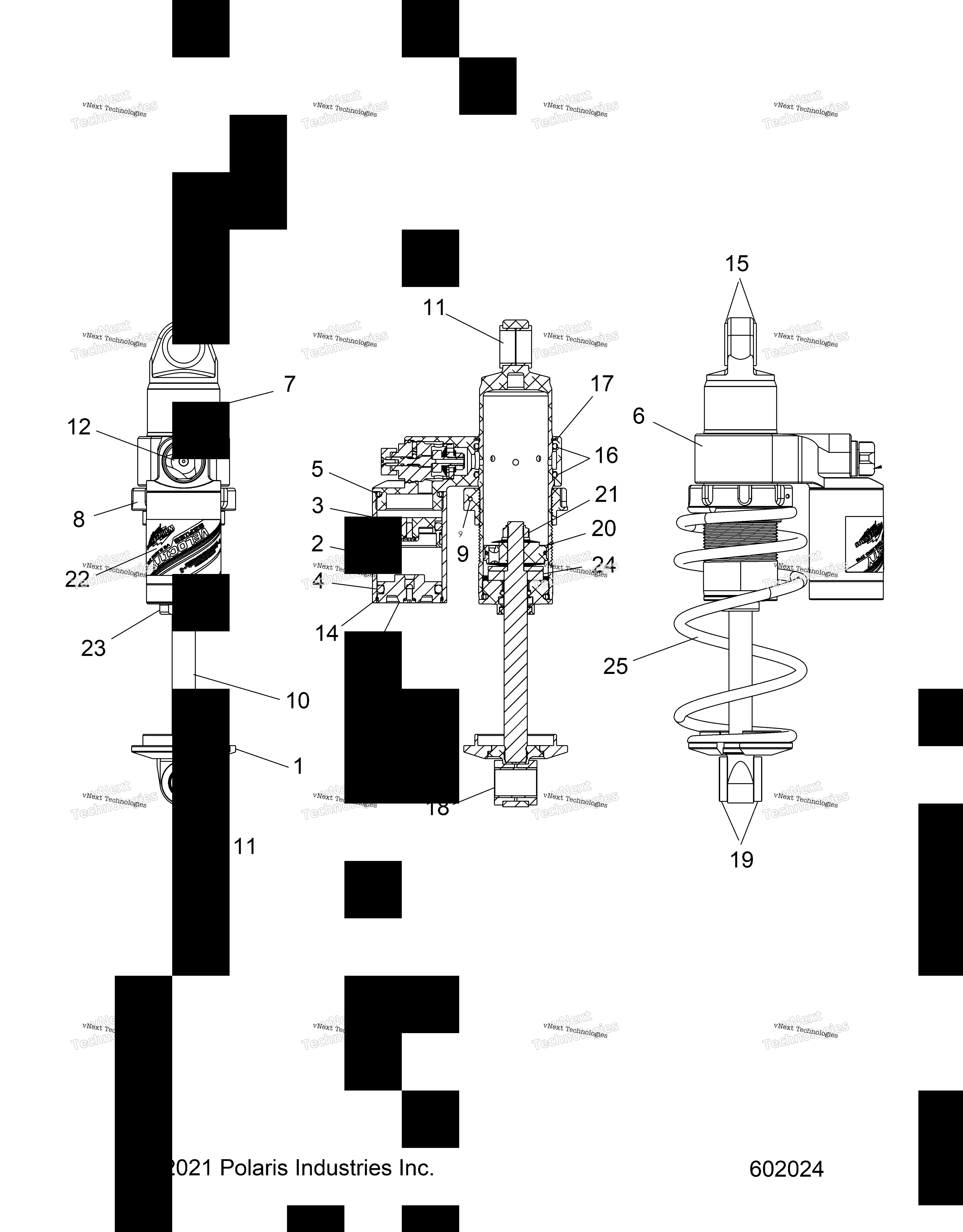 2025 850 PRO RMK 165 ALL OPTIONS (S25TGM8RS)