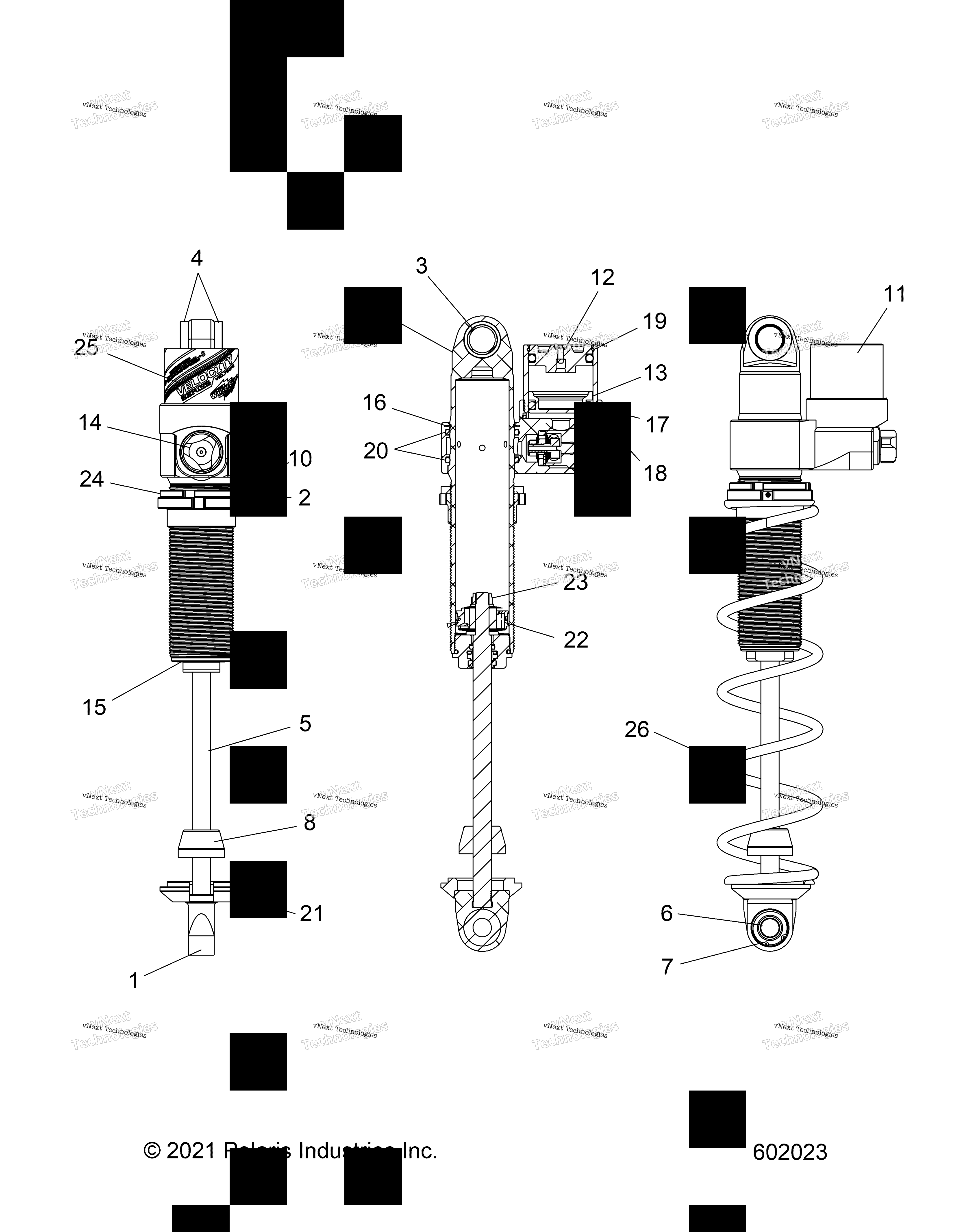 2025 850 PRO RMK 165 ALL OPTIONS (S25TGM8RS)