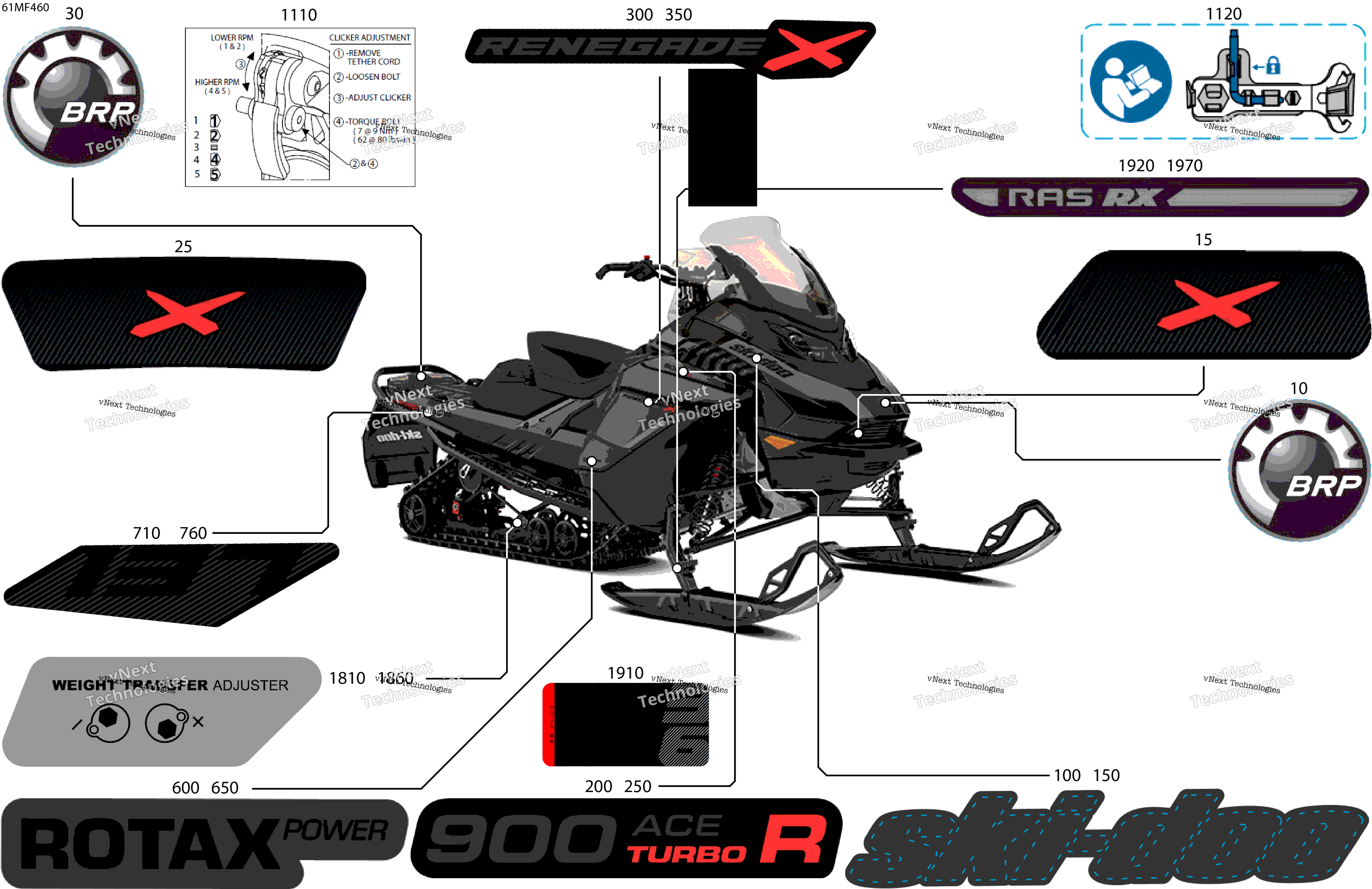 2026 RENEGADE - X - 900 ACE TURBO R - BSTC - Deep Black - 15X137X1.25RS Track
