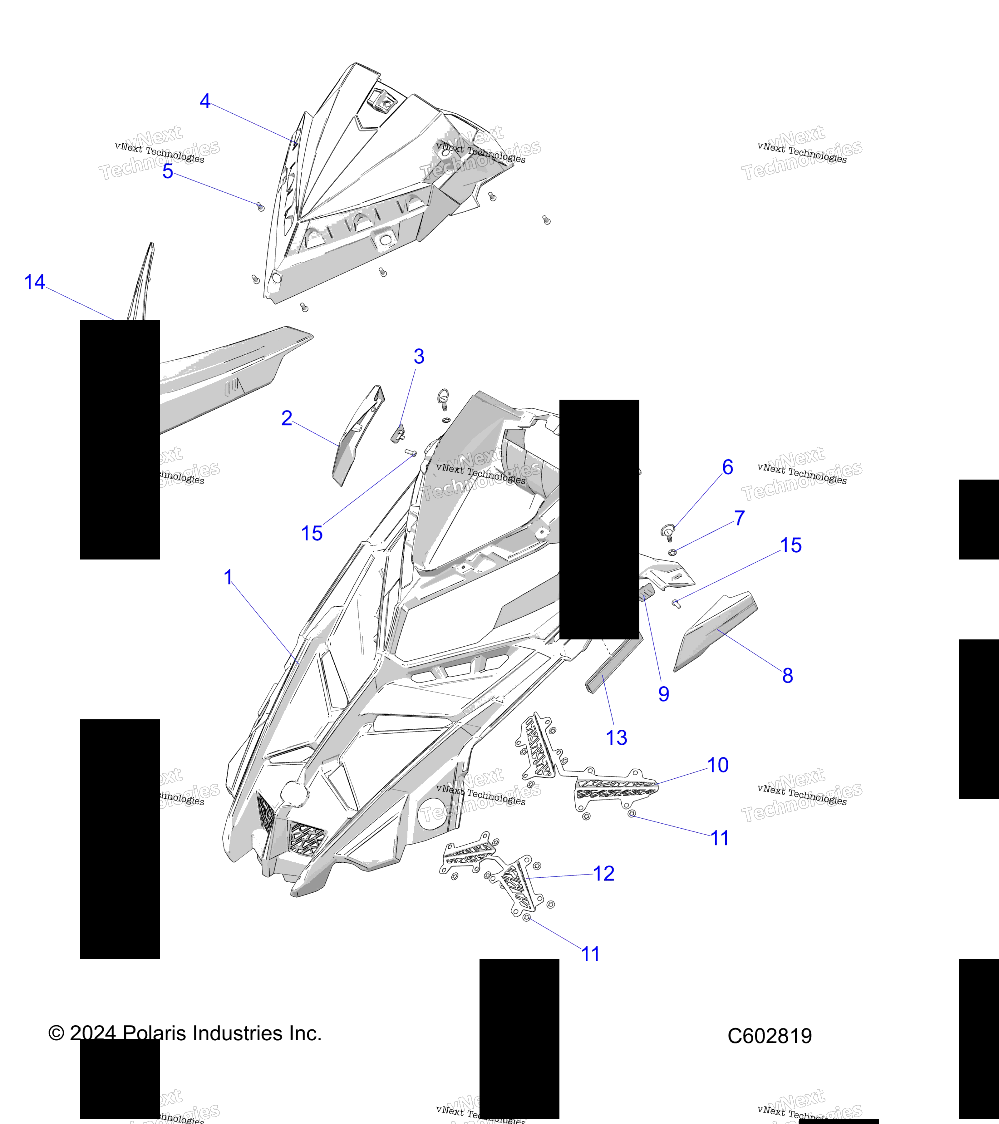 2025 850 RMK KHAOS 165 ALL OPTIONS (S25TGG8RS)