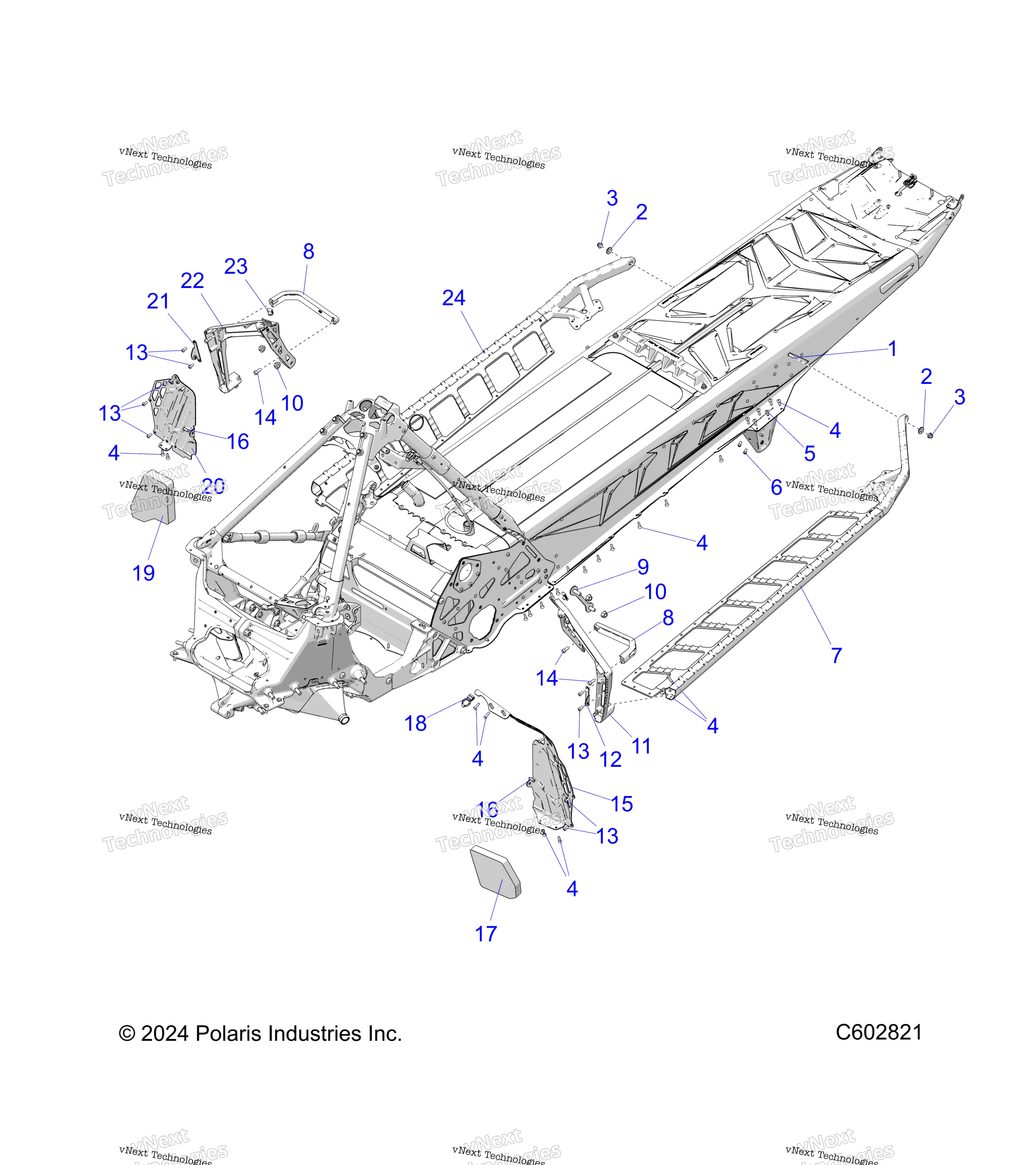 2025 850 RMK KHAOS 165 ALL OPTIONS (S25TGG8RS)