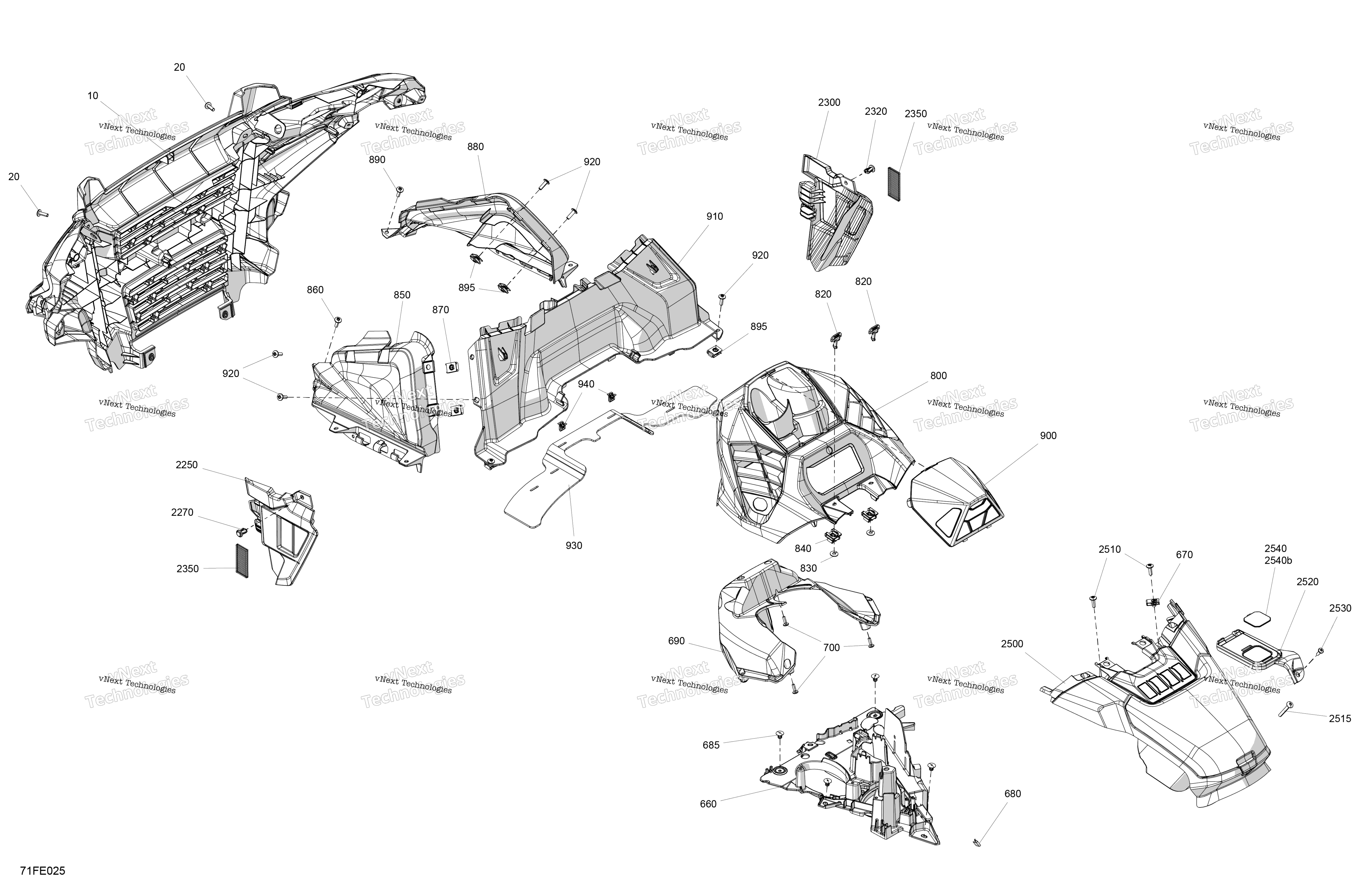 2025 OUTLANDER - 4X4 - XMR - 700 - 1SSD - Widland Camo