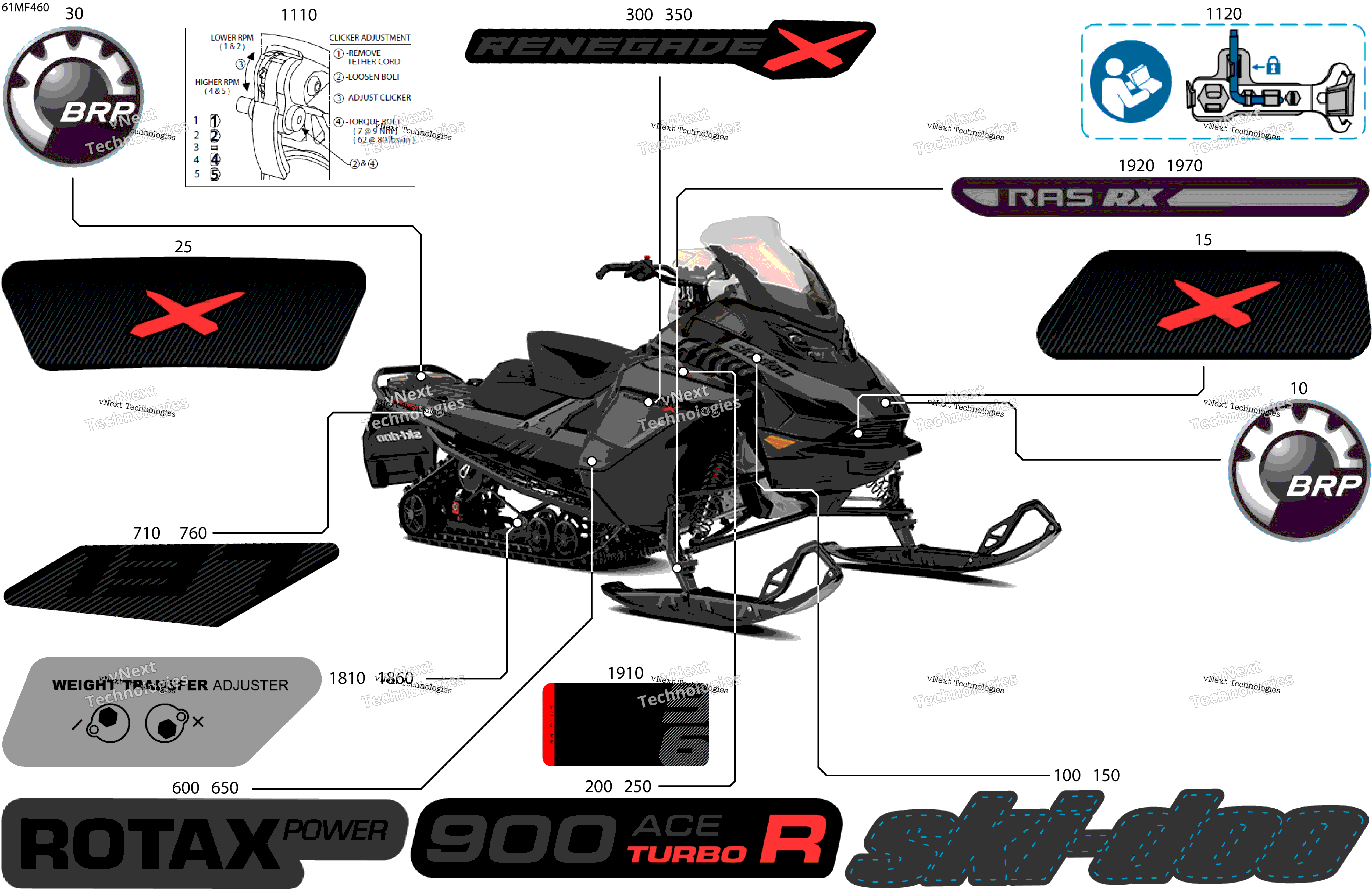 2026 RENEGADE - X - 900 ACE TURBO R - BSTF - Deep Black - 15X137X1.5IR Track