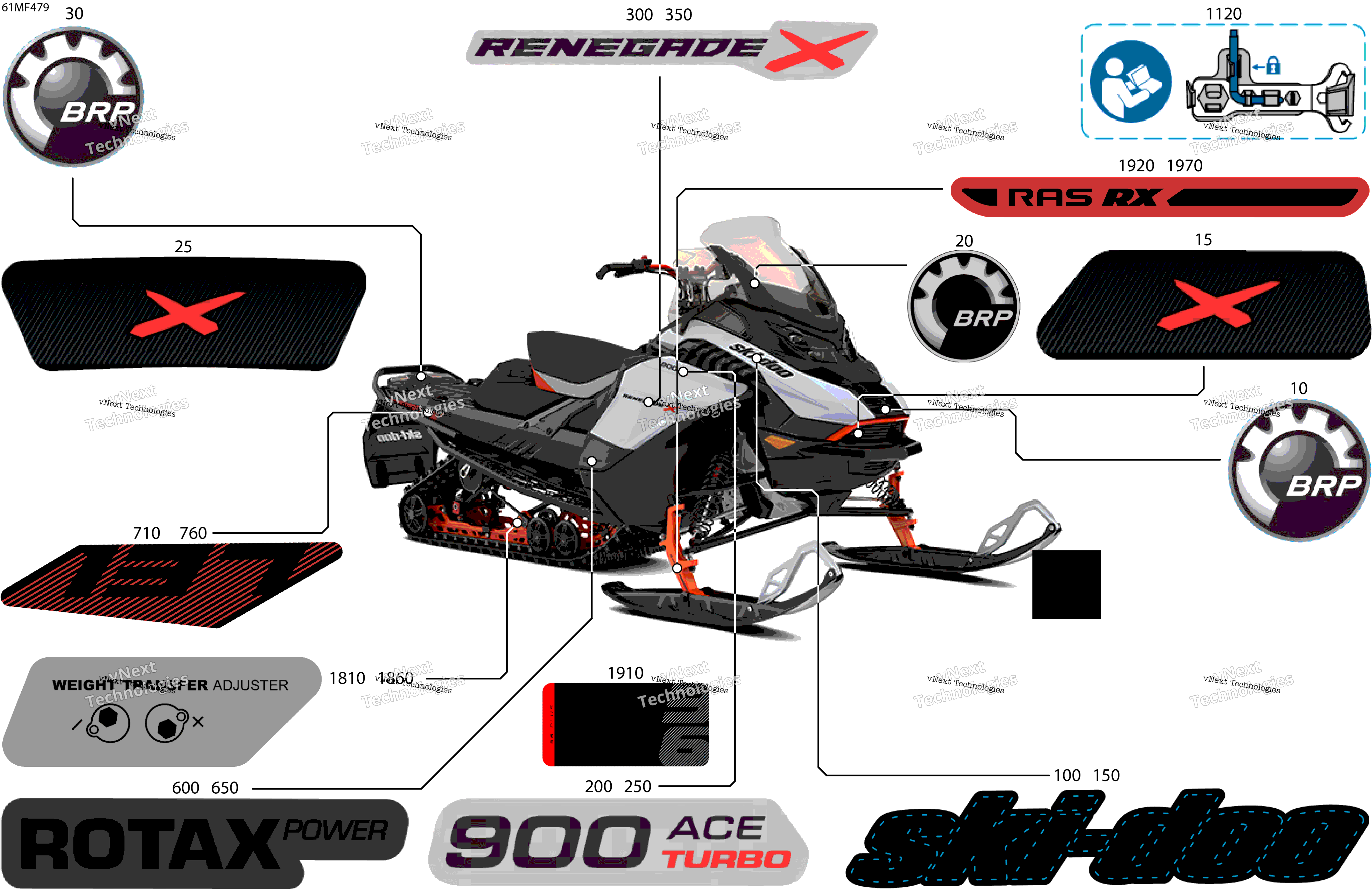 2026 RENEGADE - X - 900 ACE TURBO - DXTM - Catalyst Gray - 15X137X1.25RS Track