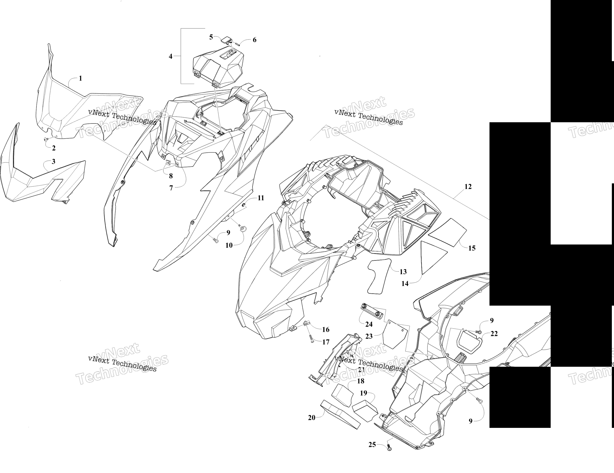 2025 ZR 858 SNO PRO ES 129 (1.25) GREEN (S2025COJSPUSG)