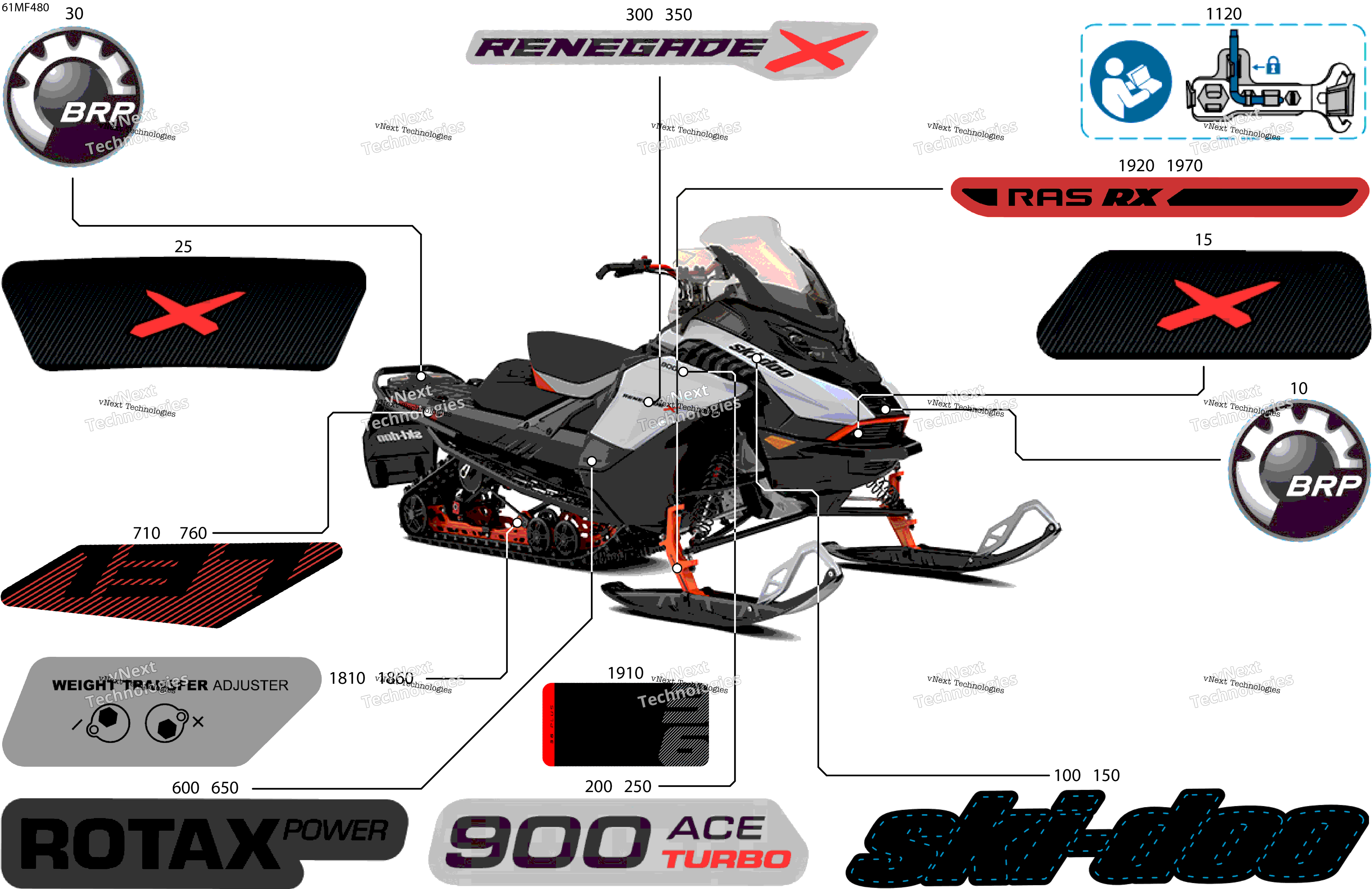 2026 RENEGADE - X - 900 ACE TURBO - DXTL - Catalyst Gray - 15X137X1.25RS Track