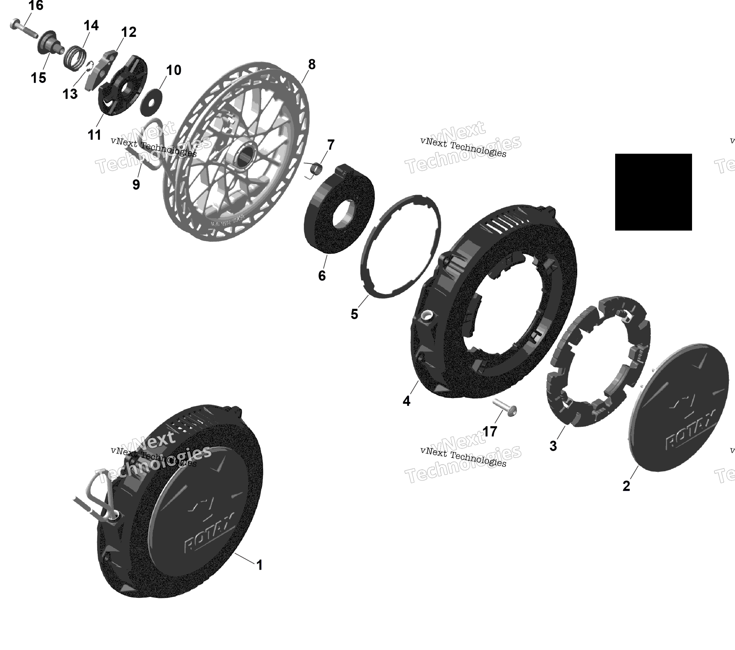 2025 BACKCOUNTRY - 850 E-TEC - X-RS - UZSH - Deep Black - 154X16X2.0P Track