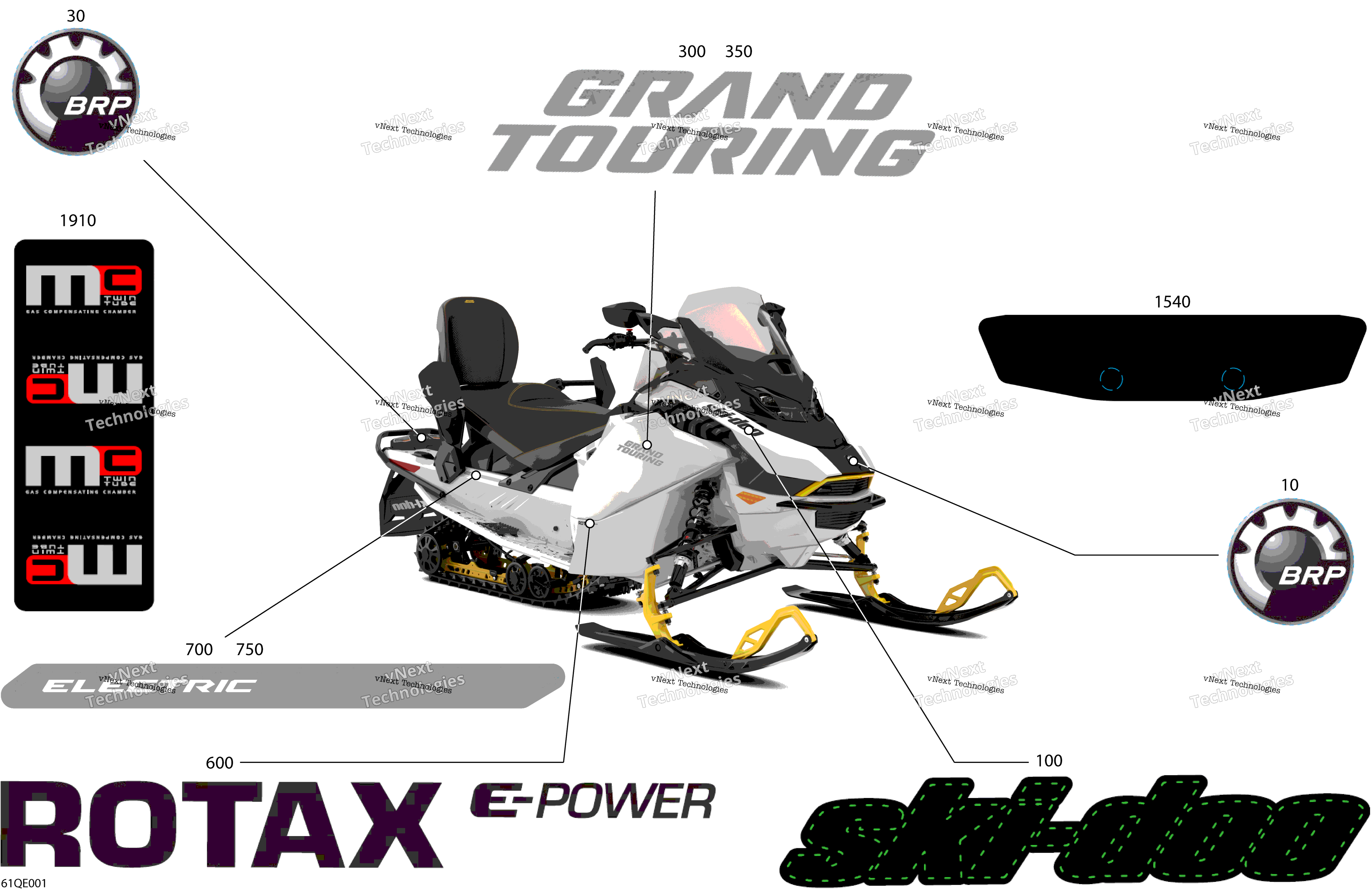 2025 GRAND TOURING - SPORT - ESSA - Bright White - 120X14X0.75LFF Track