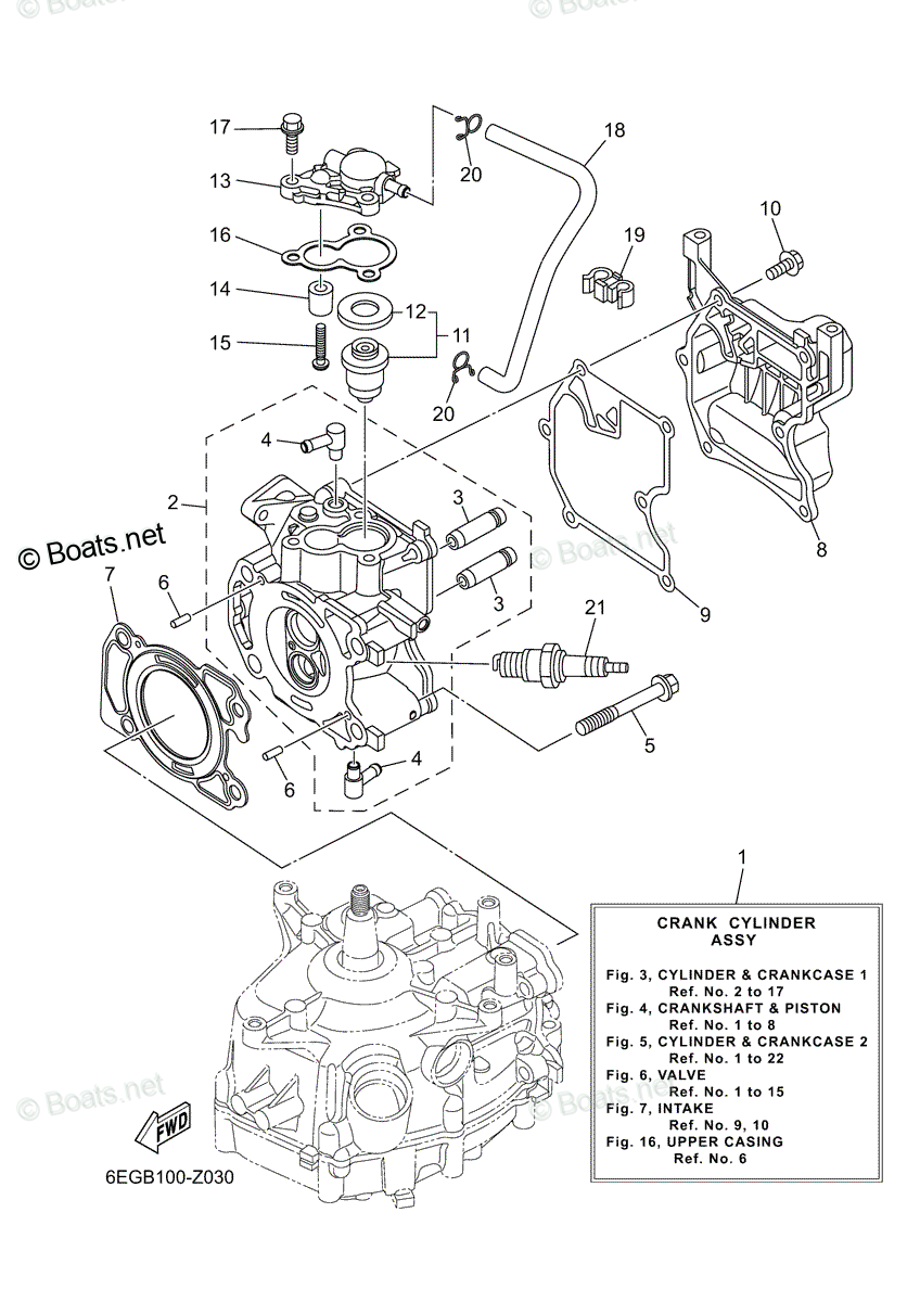 Цилиндр Crankcase 1