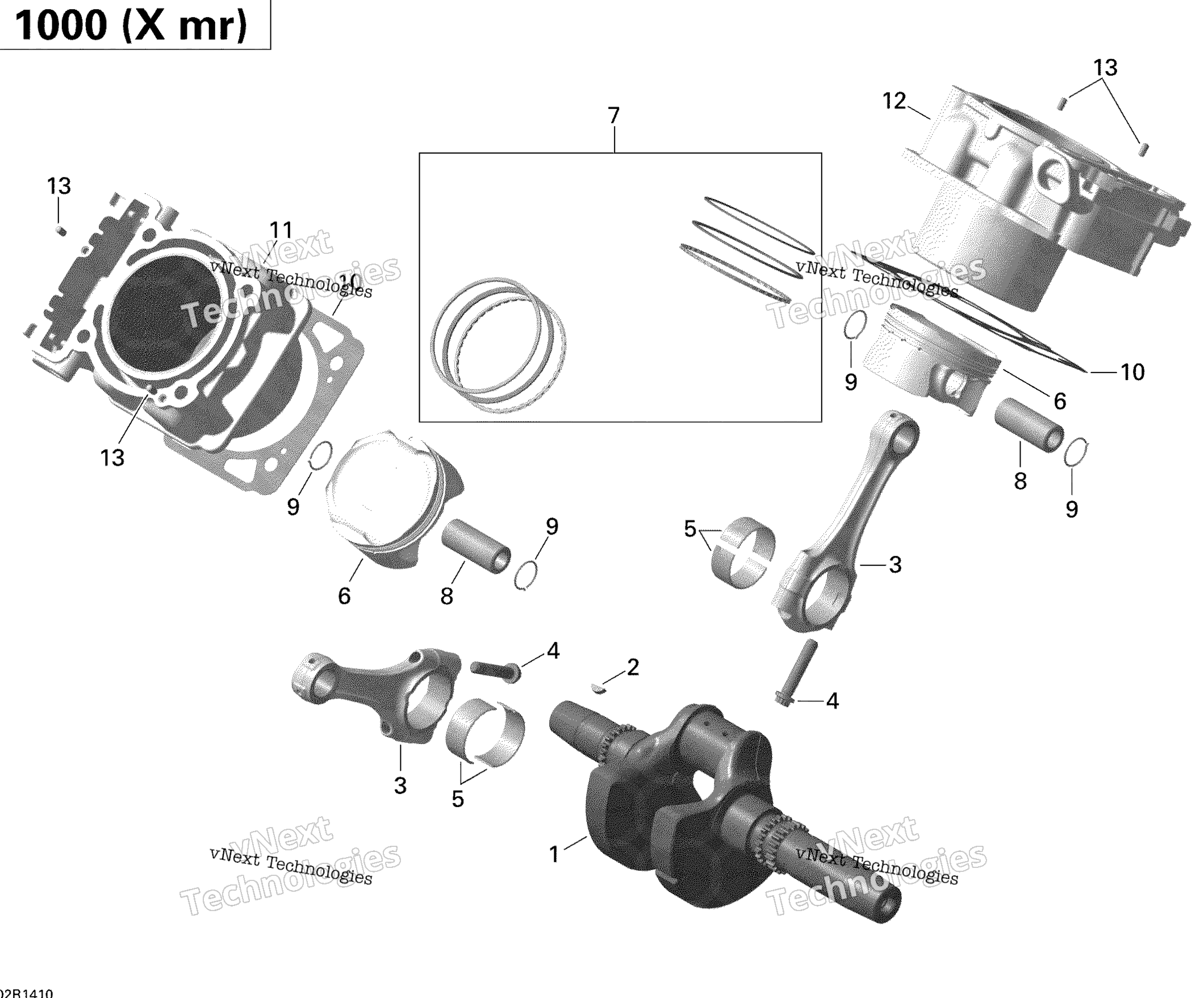 2014 OUTLANDER 1000EFI XMR