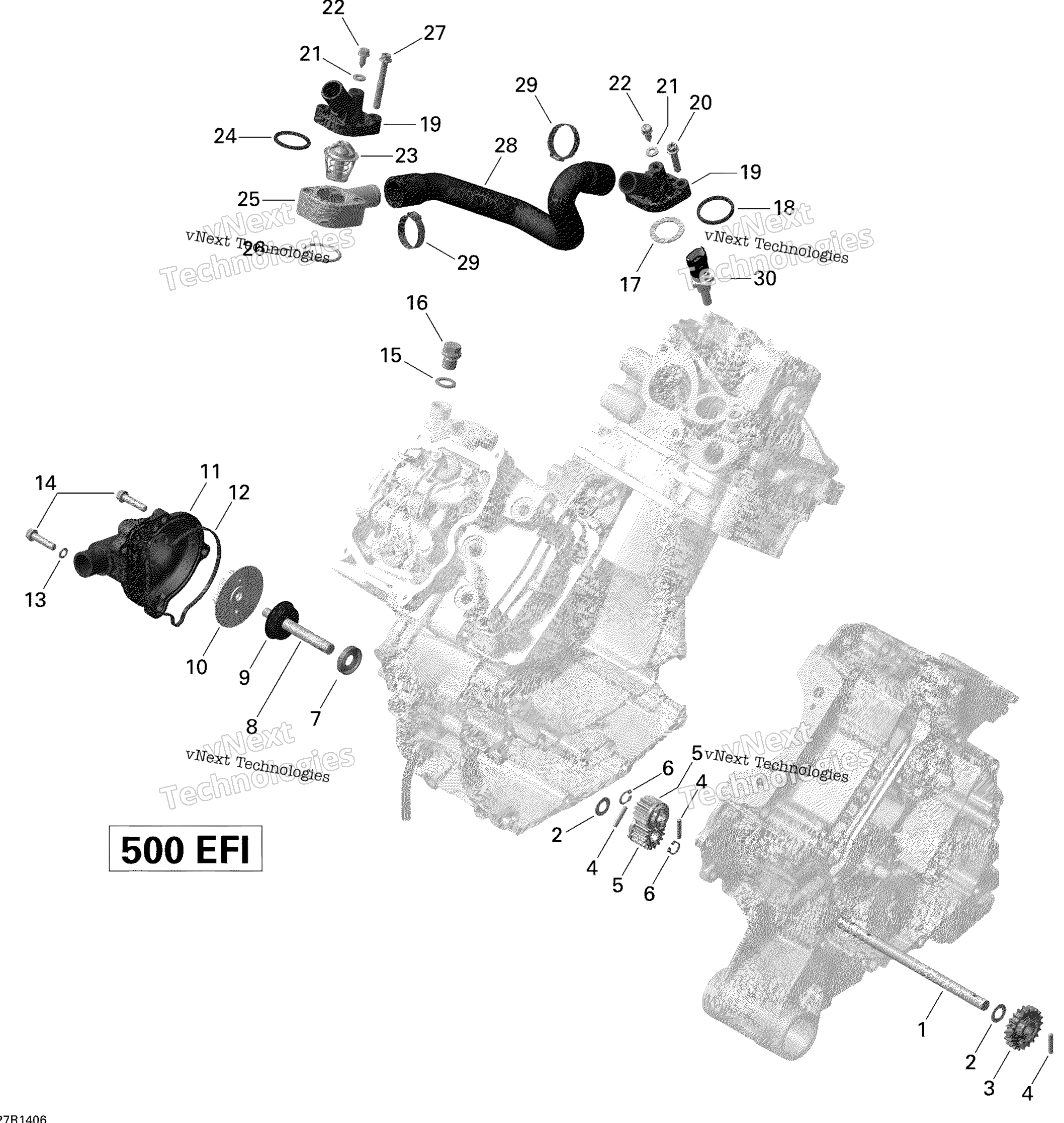 2014 OUTLANDER MAX 500EFI STD, DPS & XT