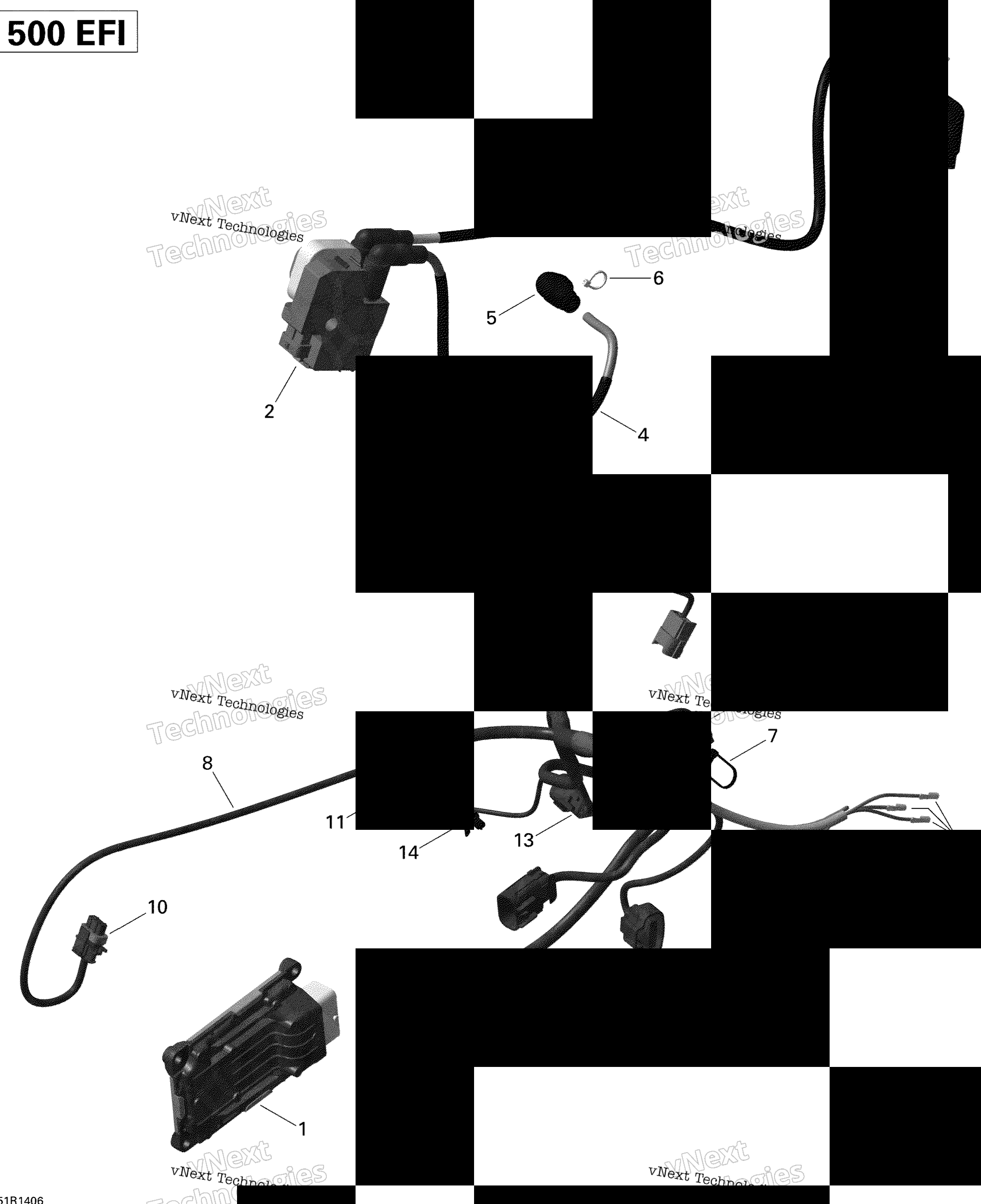 Двигатель Harness And Electronic Module