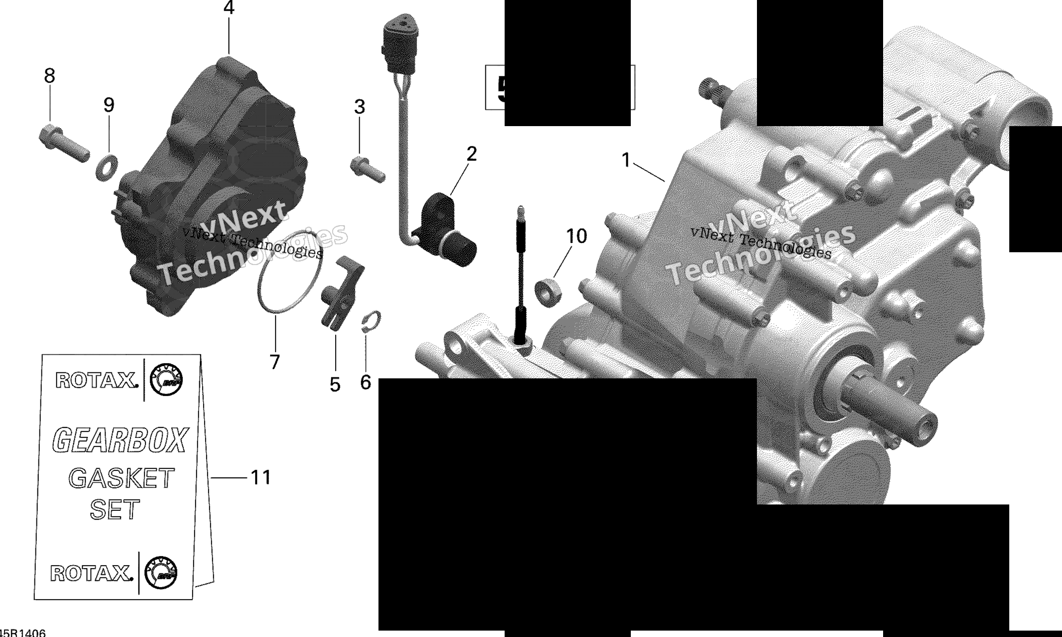 Передача Box Assy And 4X4 Actuator