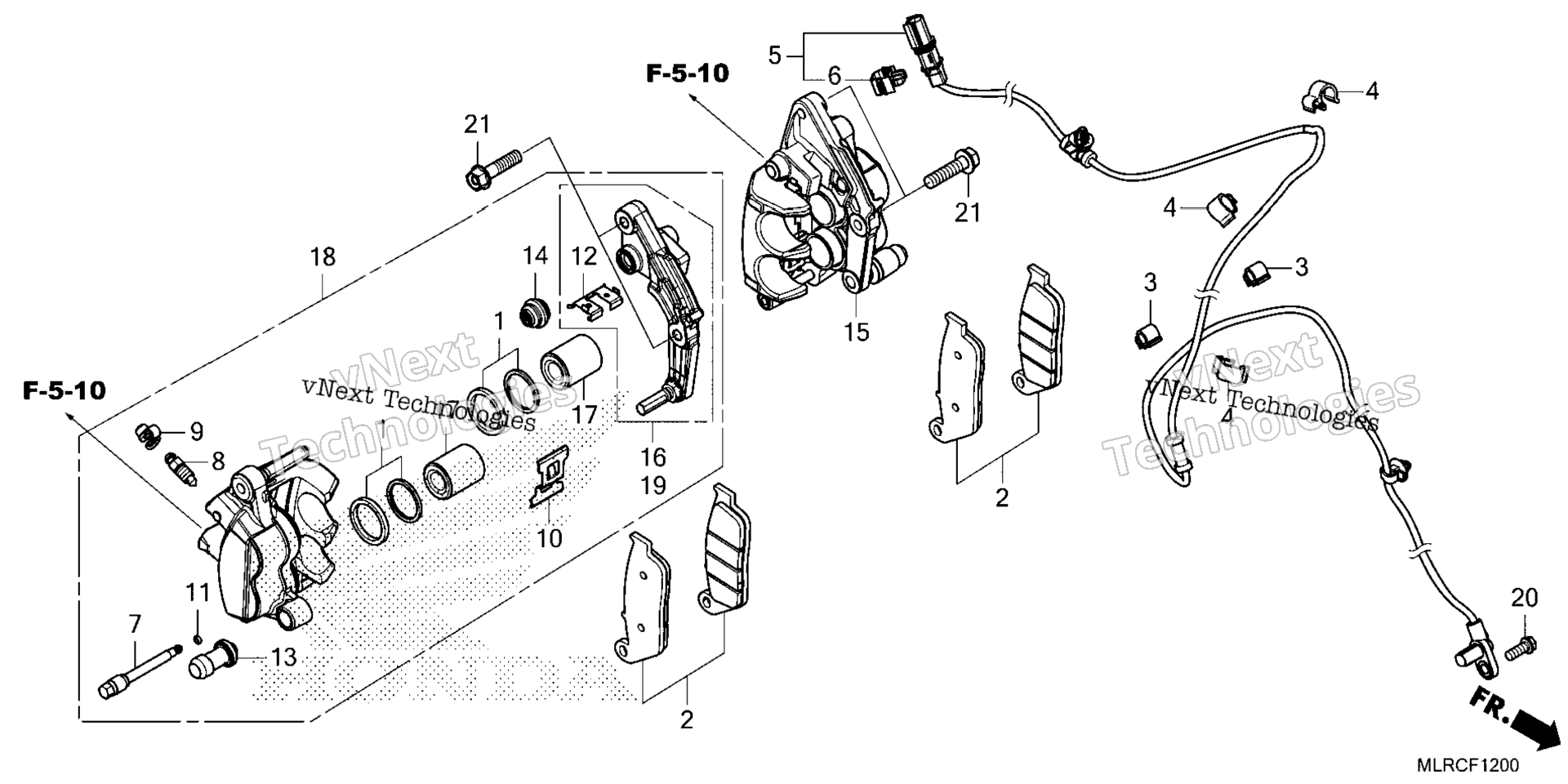 2025 CB500XA2AC (VIN# MLHPC725-S5100001 To MLHPC725-S5199999)