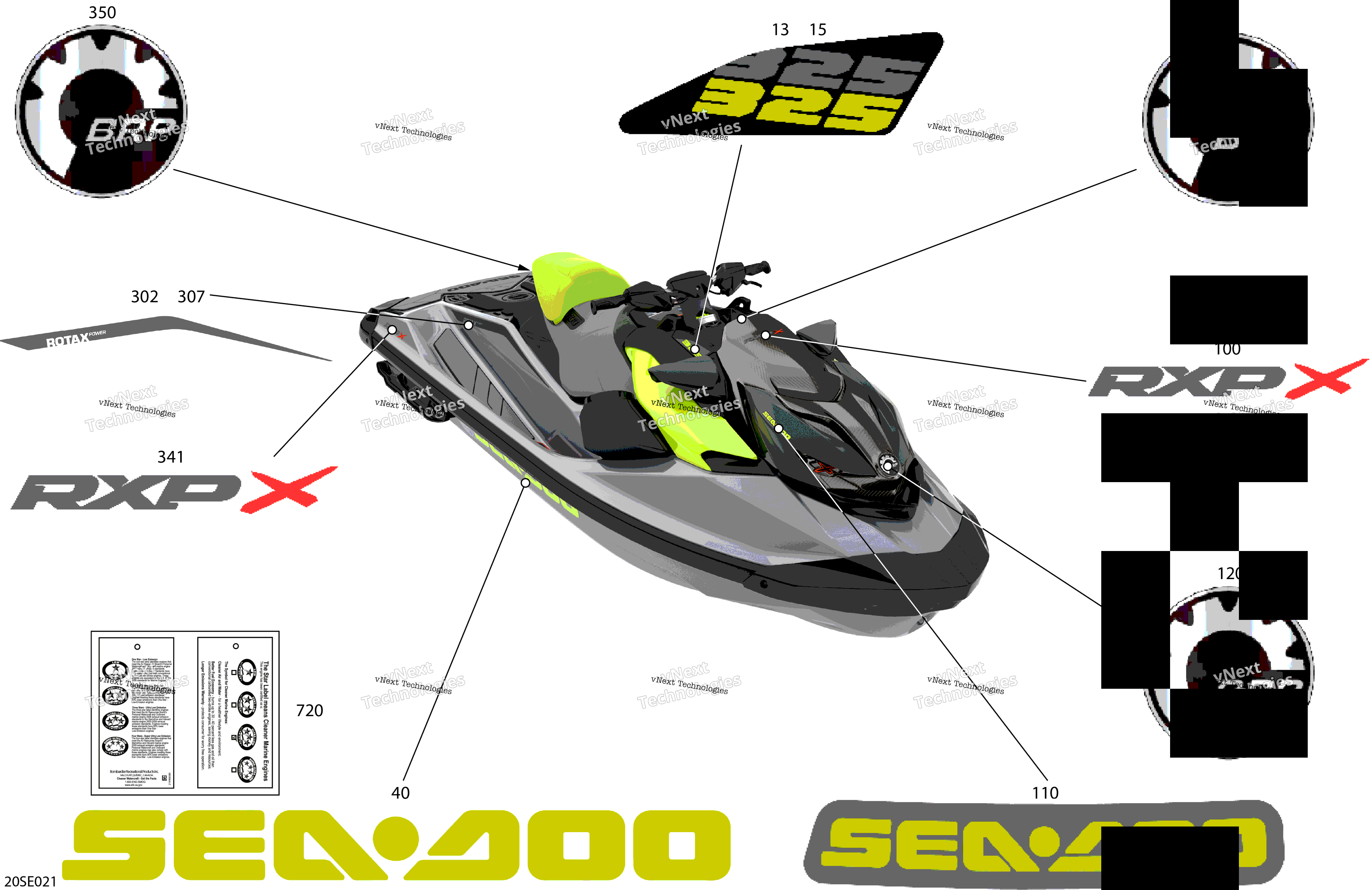 2025 RXP - 325 - X - 23SE - Ice Metal