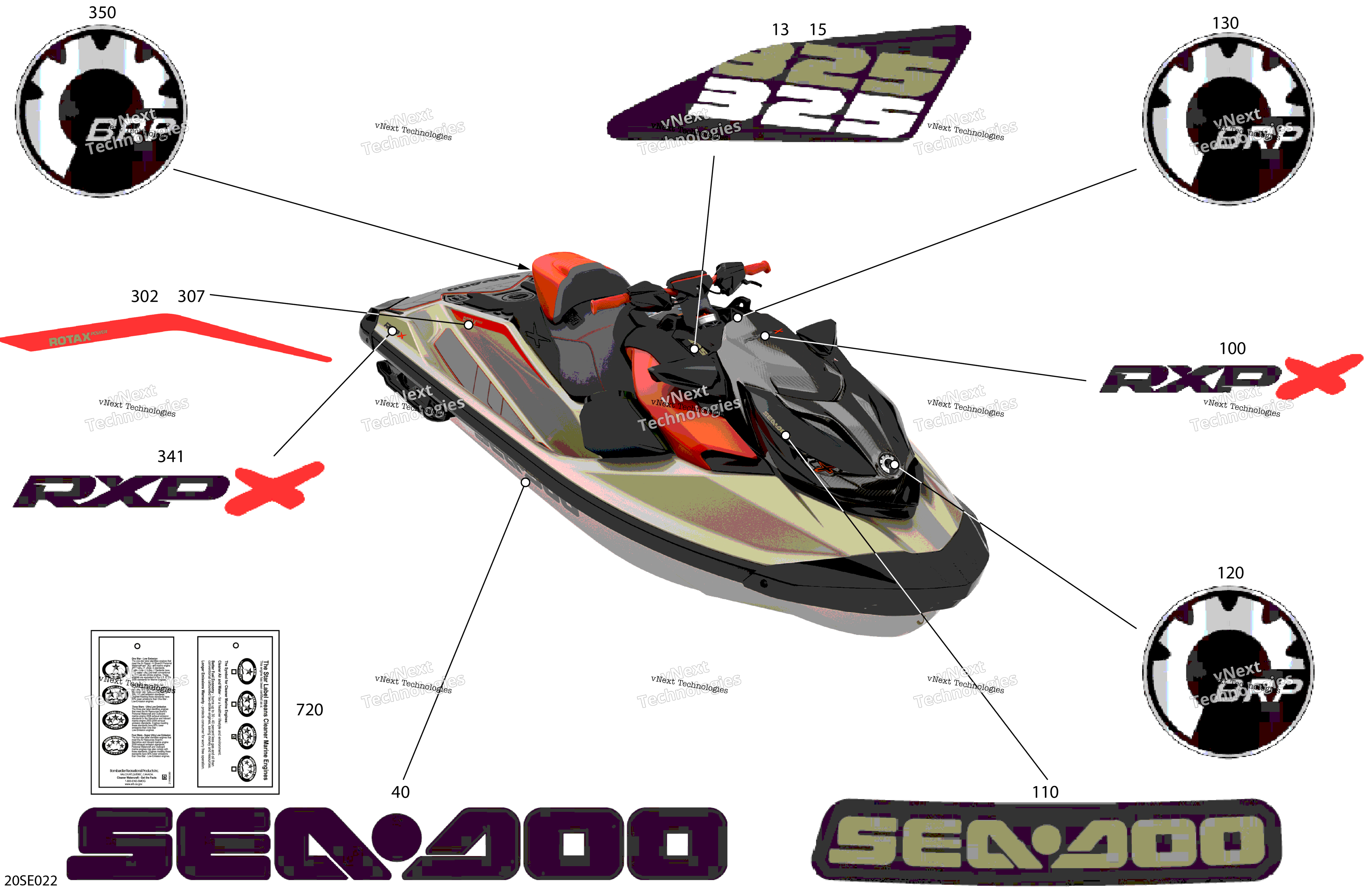 2025 RXP - 325 - X - 23SG - Metallic Tan - Audio