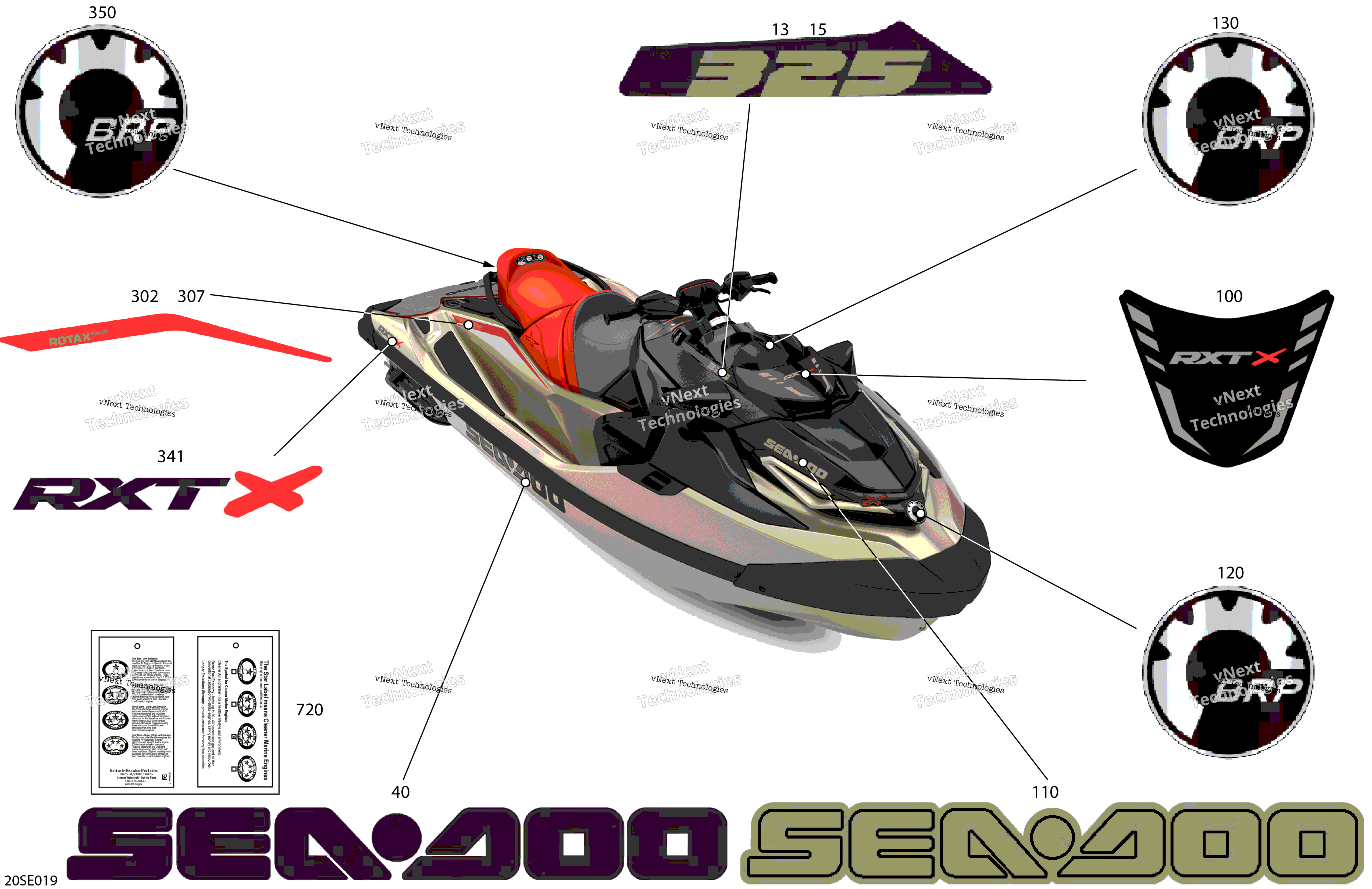 2025 RXT - 325 - X - 22SG - Metallic Tan - Audio