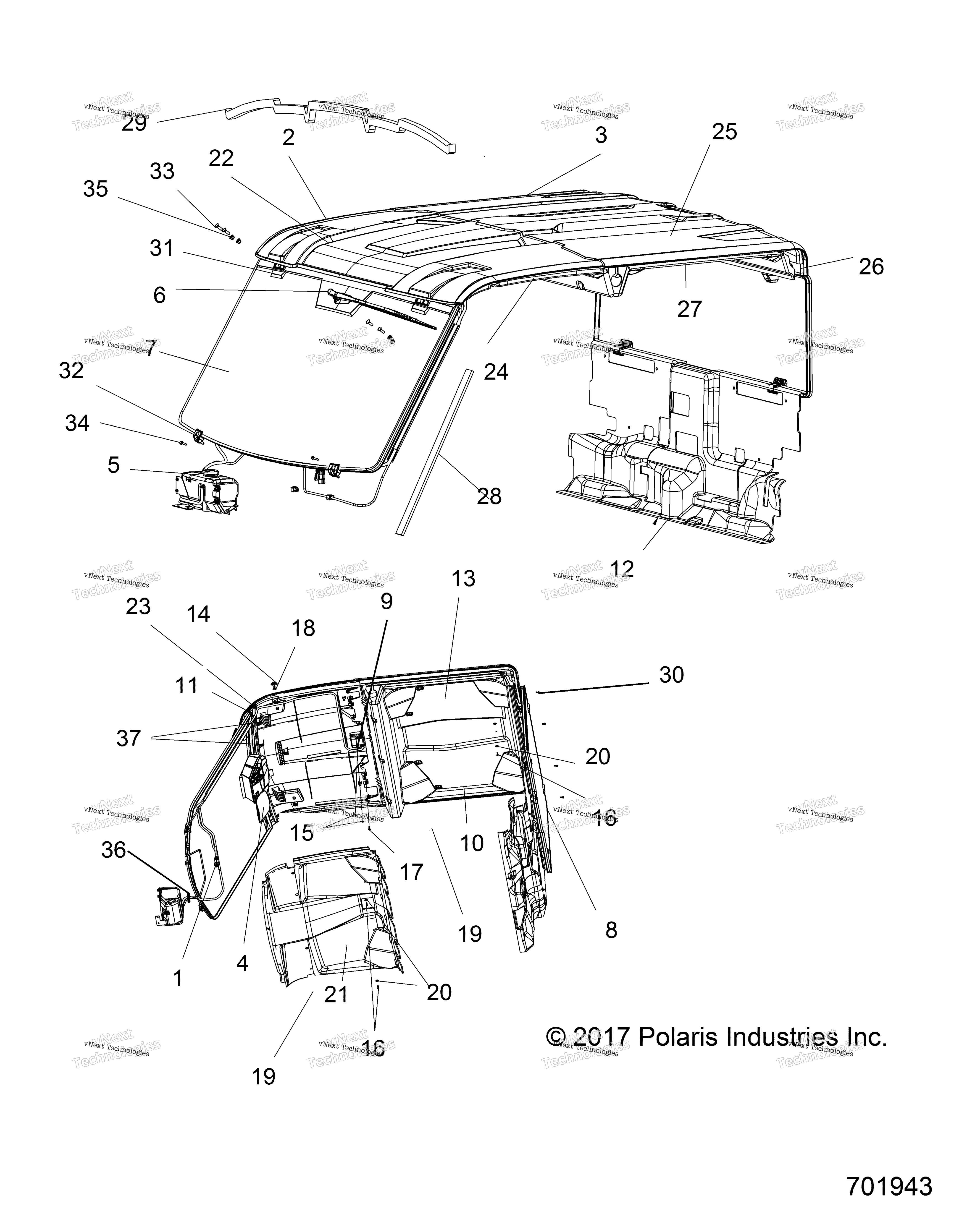 2018 RANGER CREW 1000 PS (R18RVU99AS)