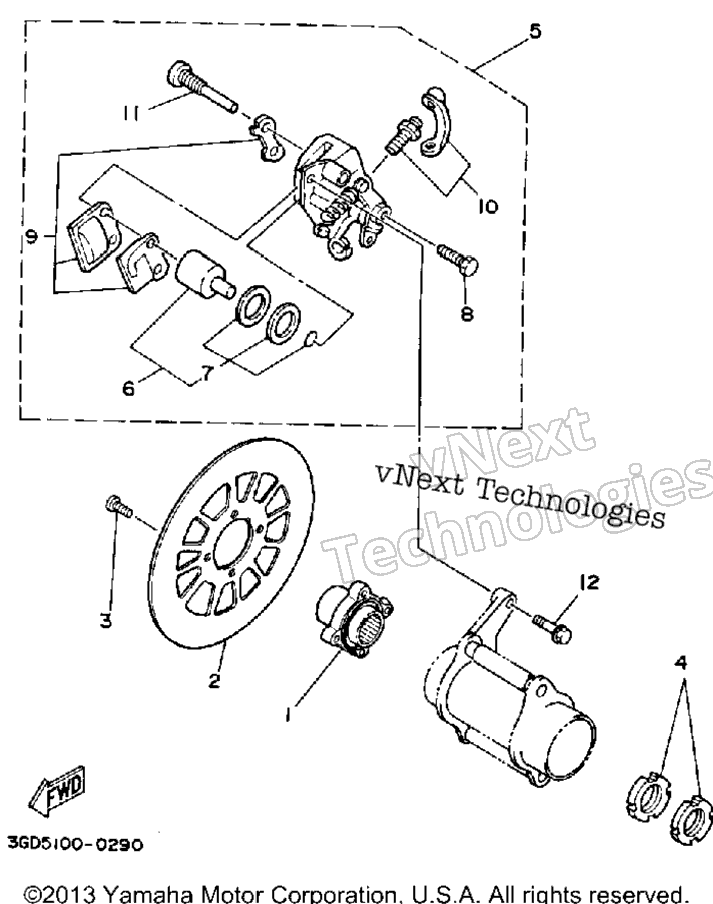 1991 WARRIOR (YFM350XB)