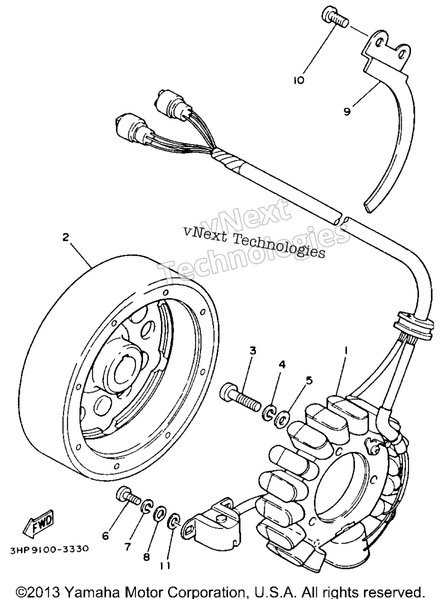 1995 WARRIOR (YFM350XG)
