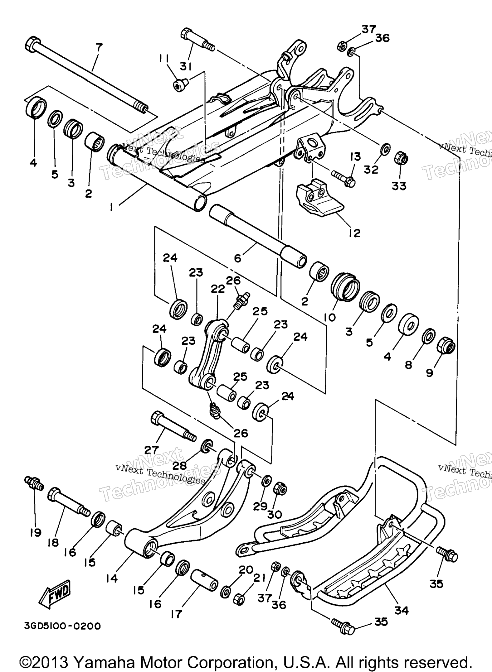 1997 WARRIOR (YFM350XJ_M)