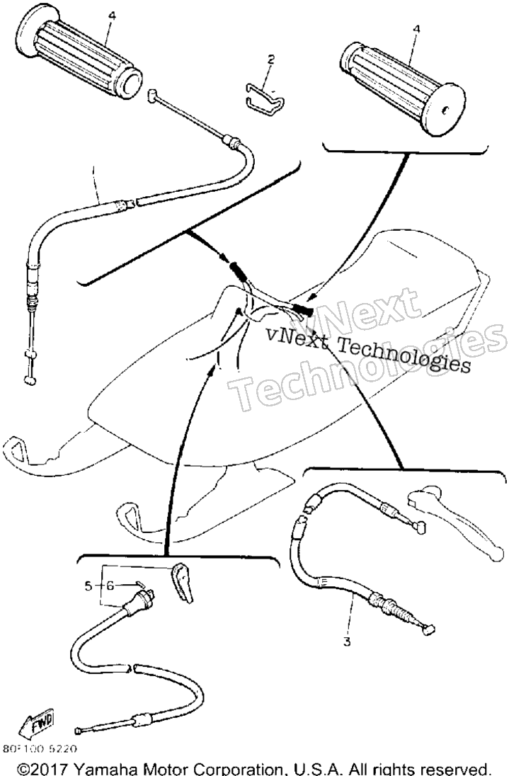 1992 BRAVO T (LONG TRACK) (BR250TS)