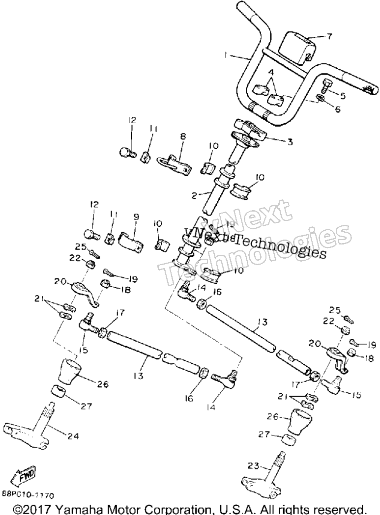 1992 BRAVO T (LONG TRACK) (BR250TS)