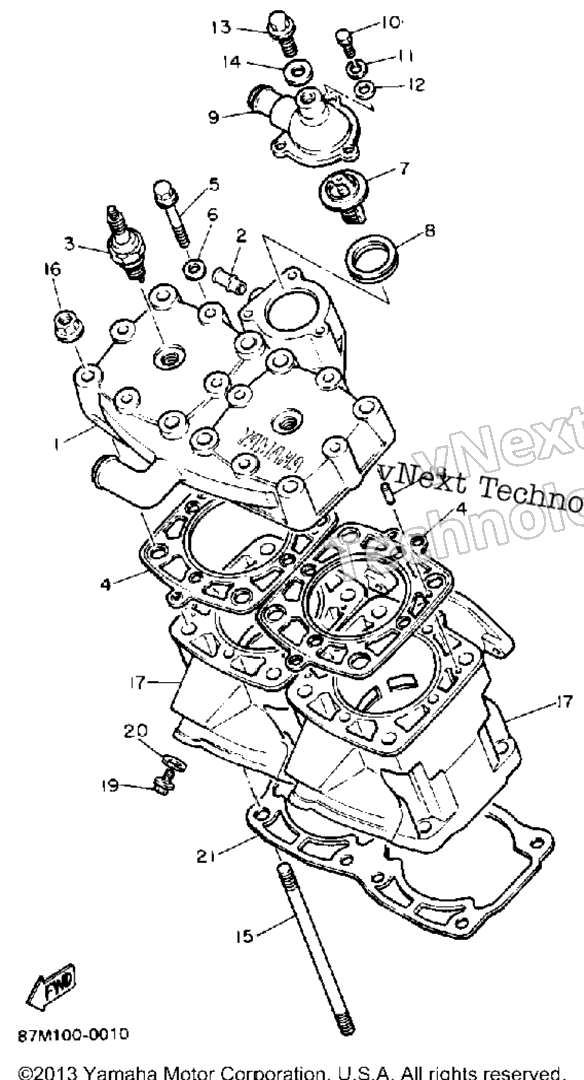 1990 EXCITER LE (ELEC START) HIGH ALTITUDE (EX570EHP)