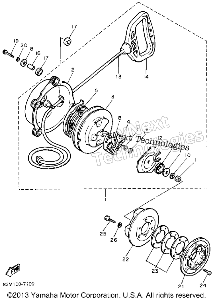1990 EXCITER LE (ELEC START) HIGH ALTITUDE (EX570EHP)