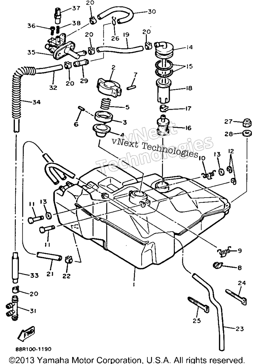 1991 EXCITER II LE (ELEC START) (EX570ER)