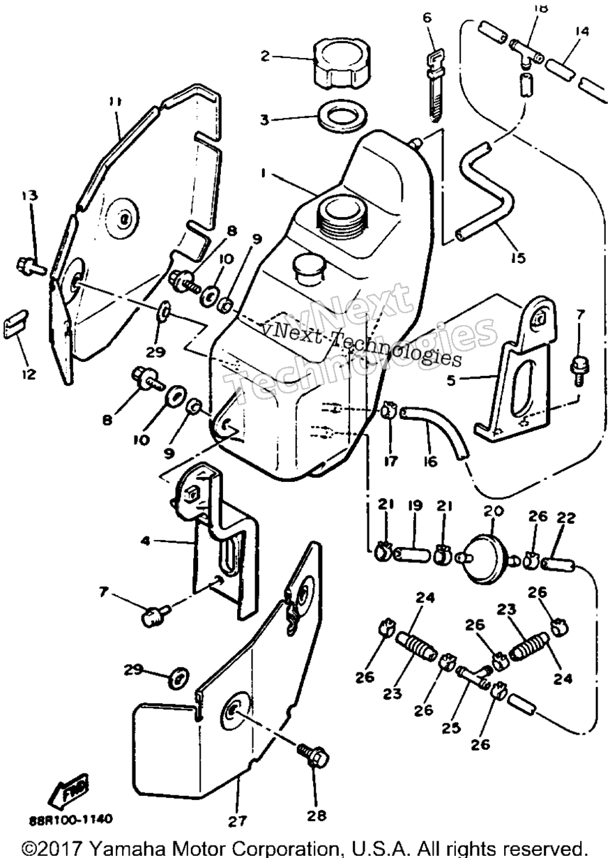 1993 EXCITER II LE (ELEC START) (EX570ET)