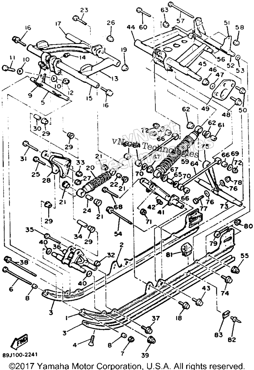 1993 EXCITER II LE (ELEC START) (EX570ET)