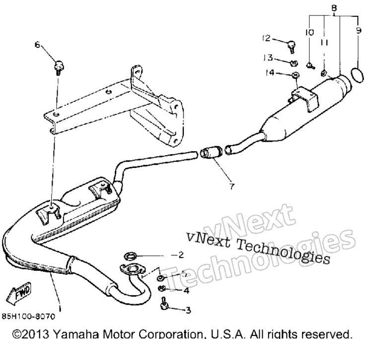1990 SNOSCOOT (ELEC START) (SV80EP)