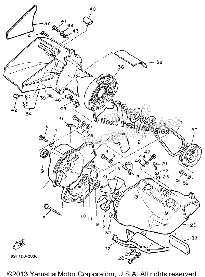 1993 PHAZER II LE (ELEC START) (PZ480ET)