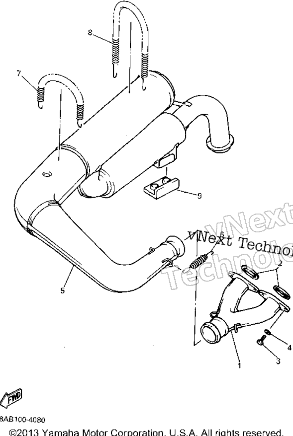1994 VMAX 500 ST (LONG TRACK) (VX500STU)